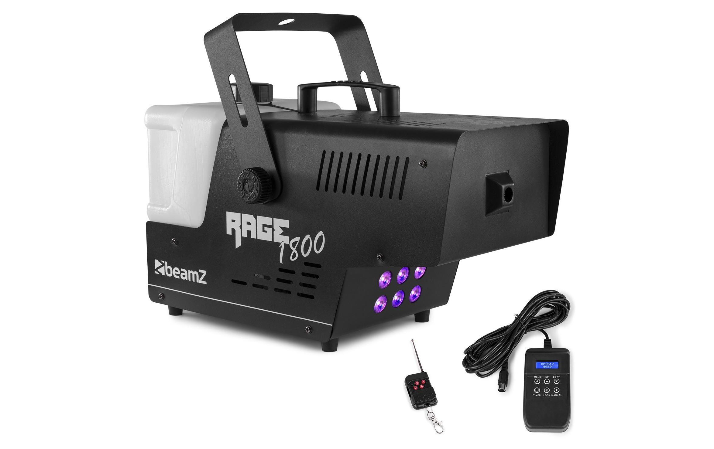 BeamZ Nebelmaschine Rage 1800LED