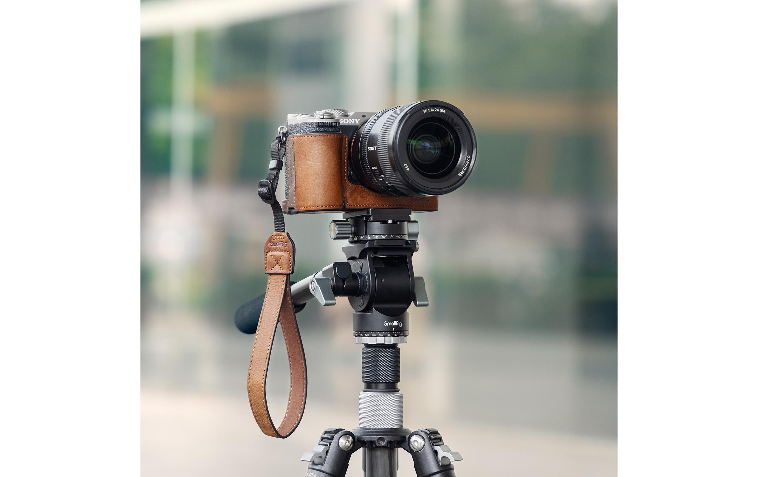 Smallrig Ledertaschen-Set für Sony Alpha 7C II / Alpha 7CR