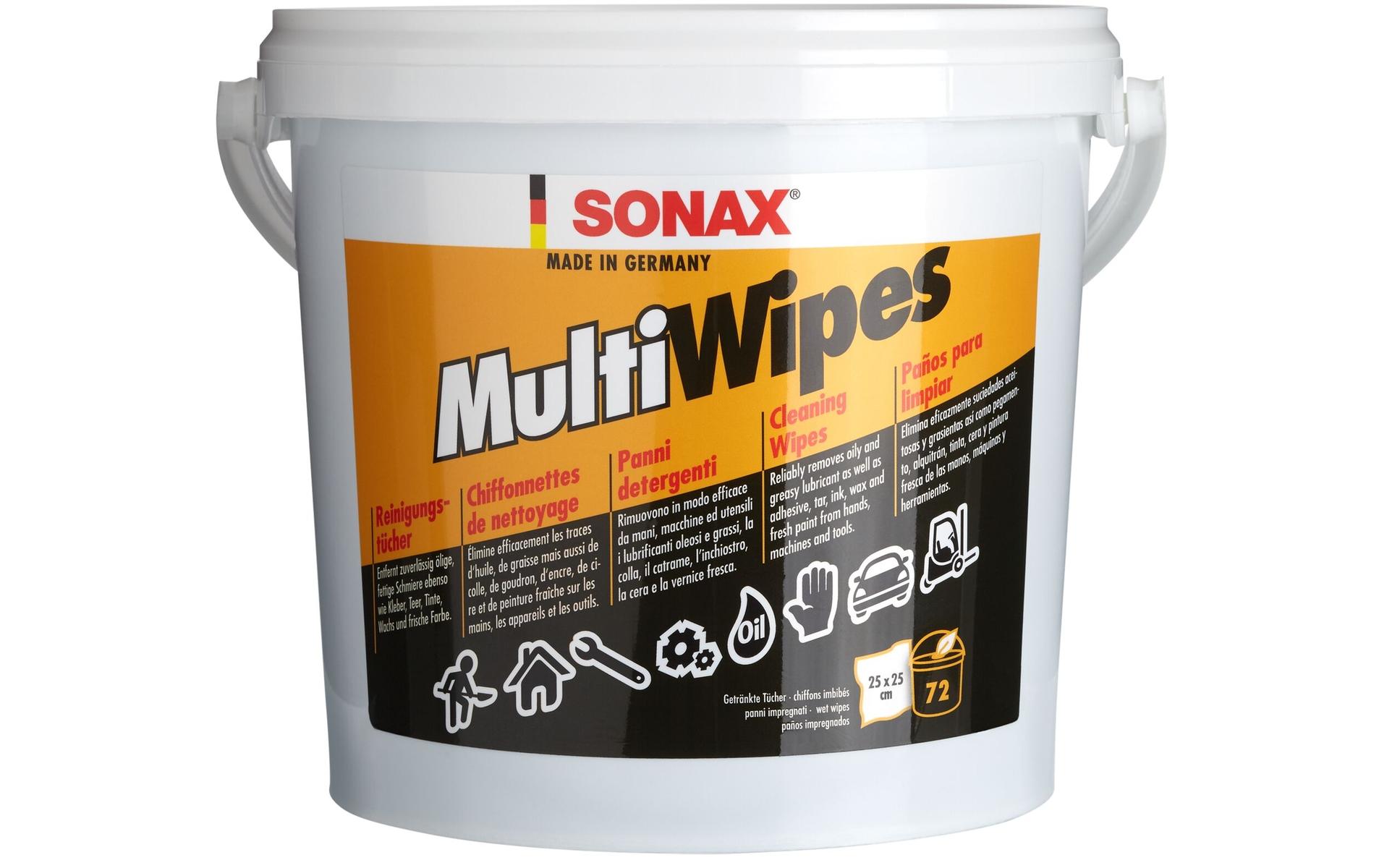 Sonax MultiWipes, Reinigungstücher, Eimer 72 Stück