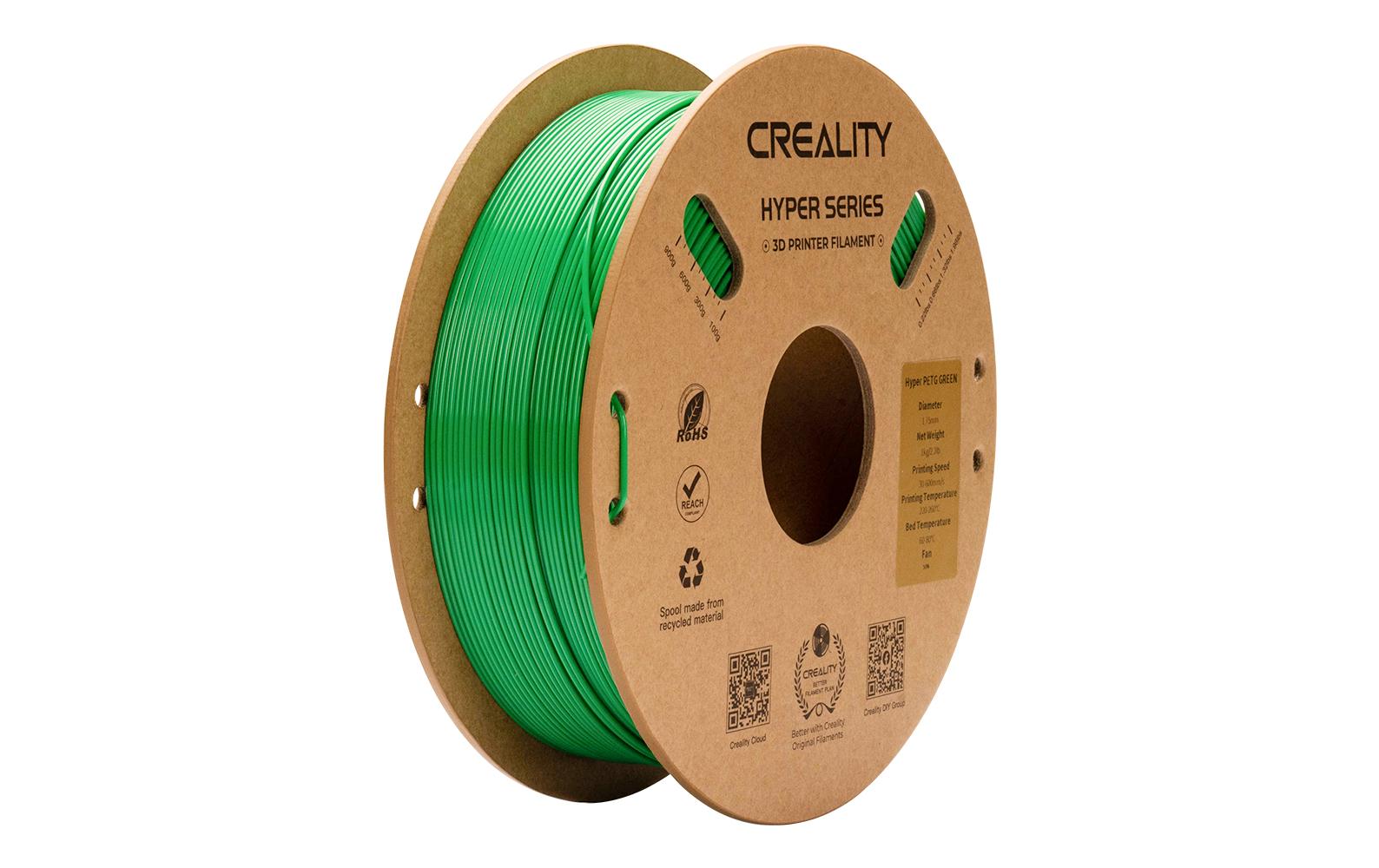 Creality Filament PETG Hyper Grün, 1.75 mm, 1 kg