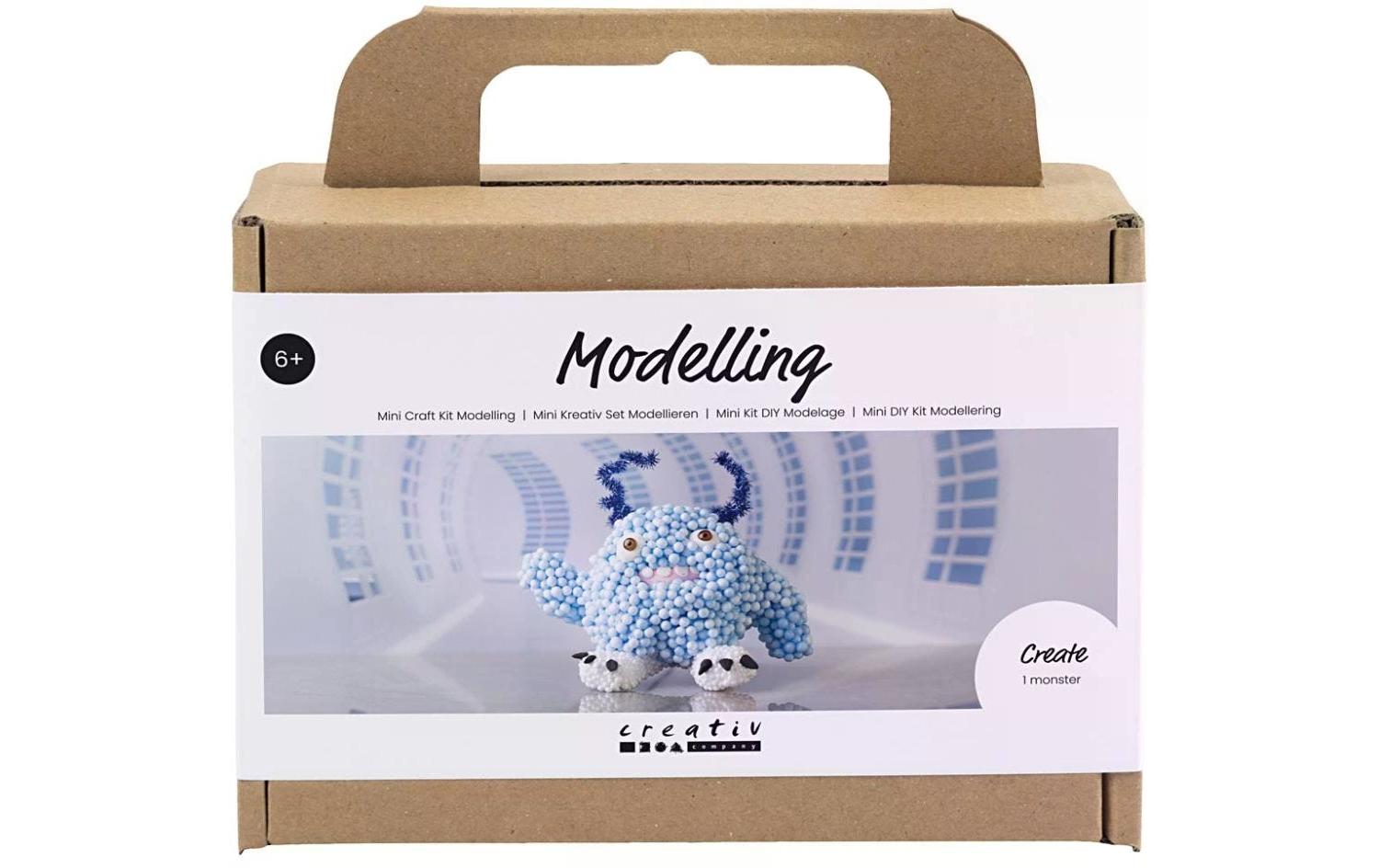 Creativ Company Modellier-Set Monster Hellblau