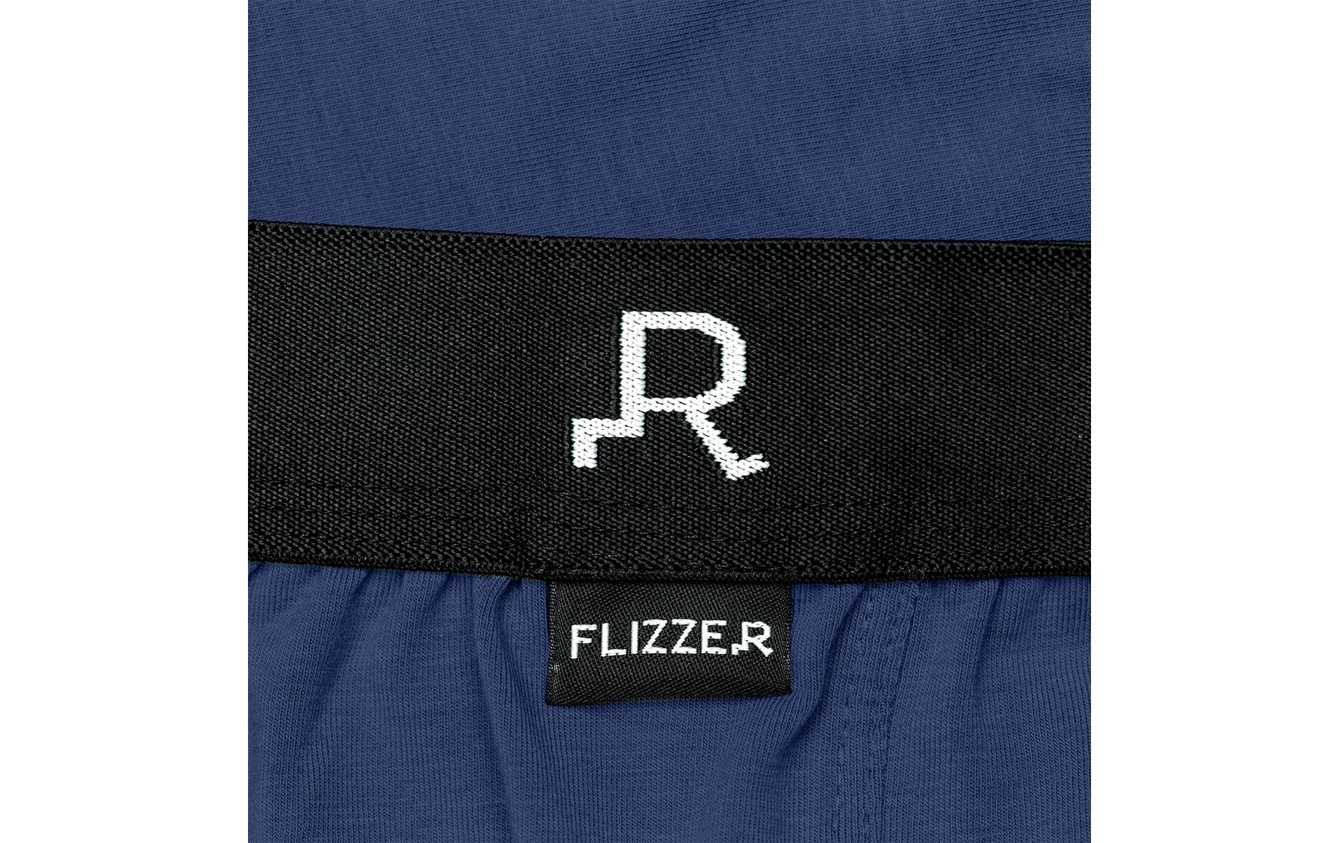 FLIZZER Unterhosen Trunk Der Charmeur 2er Pack Blau, L