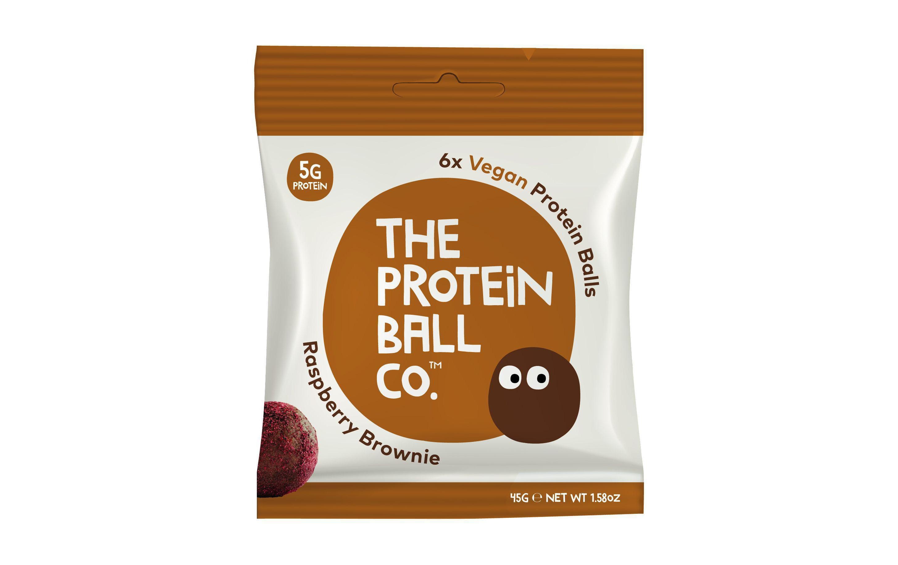 The Protein Ball Co. Protein Balls Raspberry & Brownie 45 g