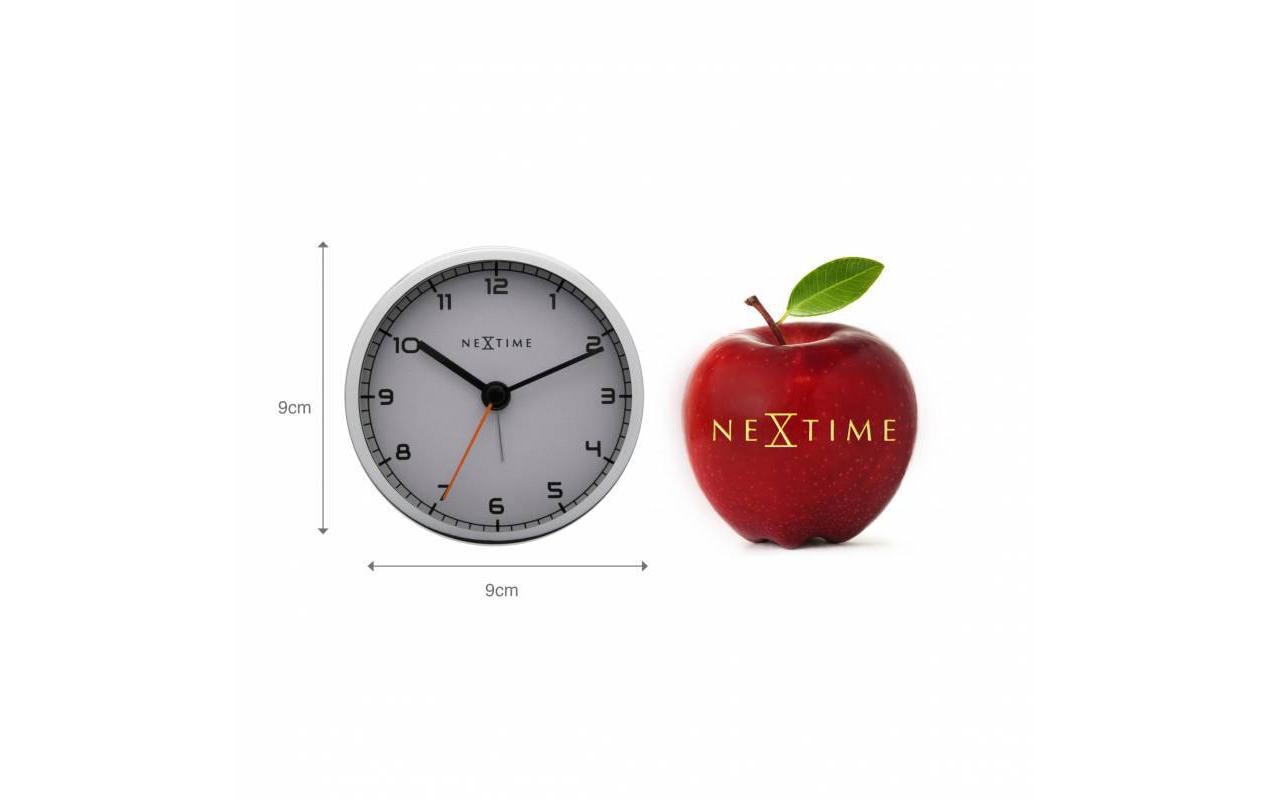 NeXtime Klassischer Wecker Company Alarm Weiss