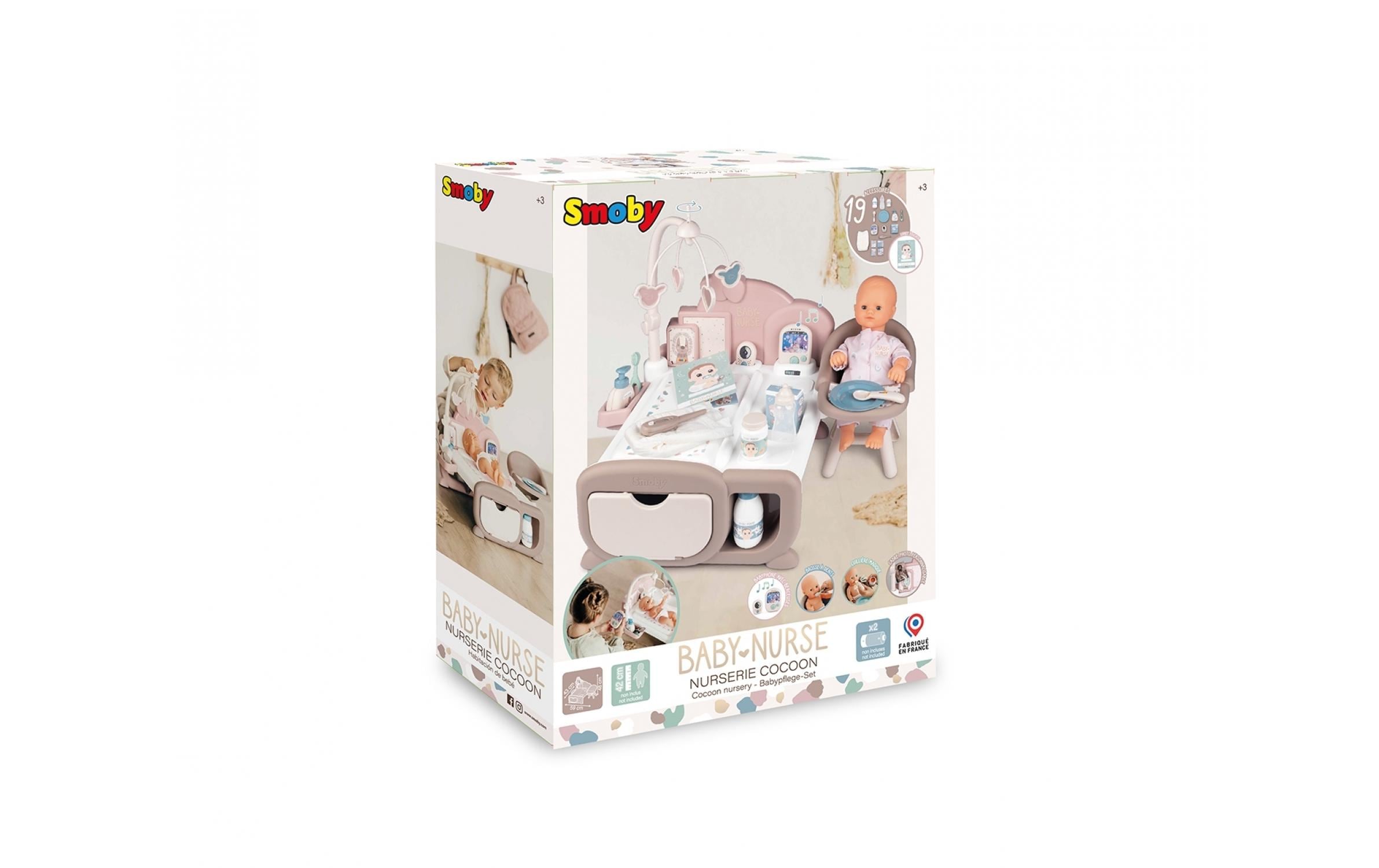 Smoby Puppenzubehör Baby Nurse Cocoon 3-in-1