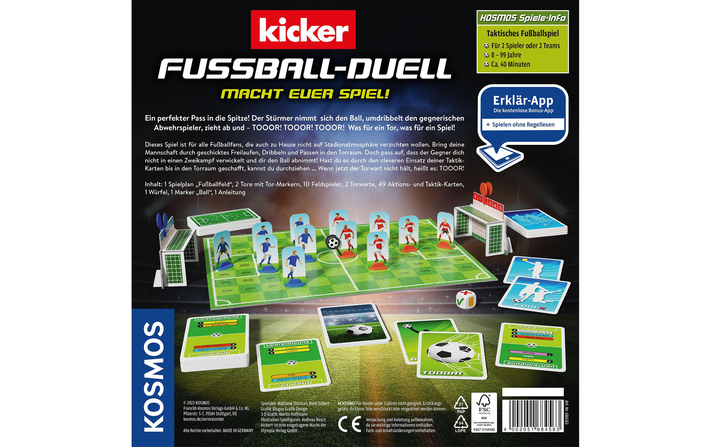 Kosmos Kinderspiel Kicker Fussball-Duell -DE-