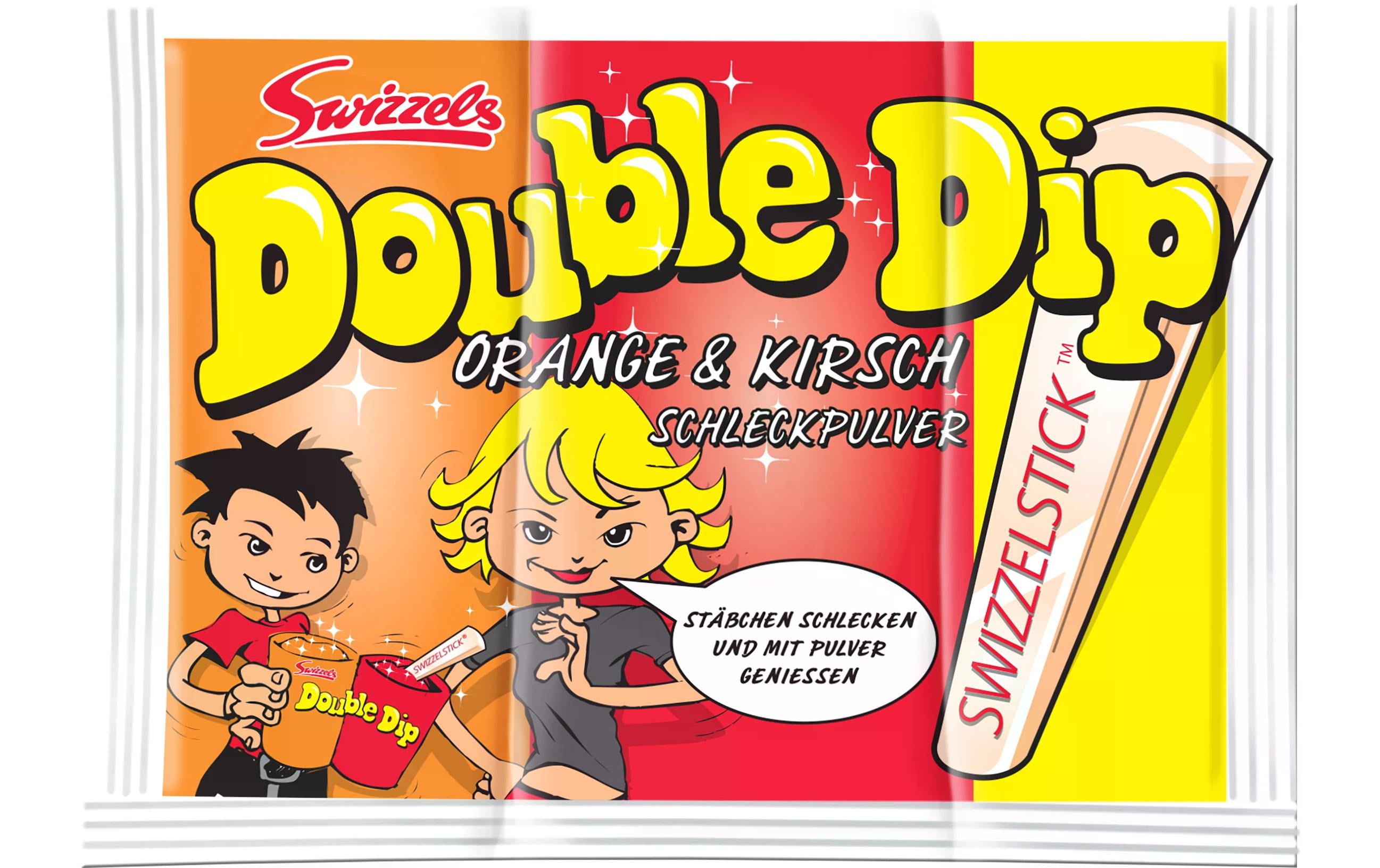 Swizzels Lutschstäbchen Double Dip 24 x 18 g