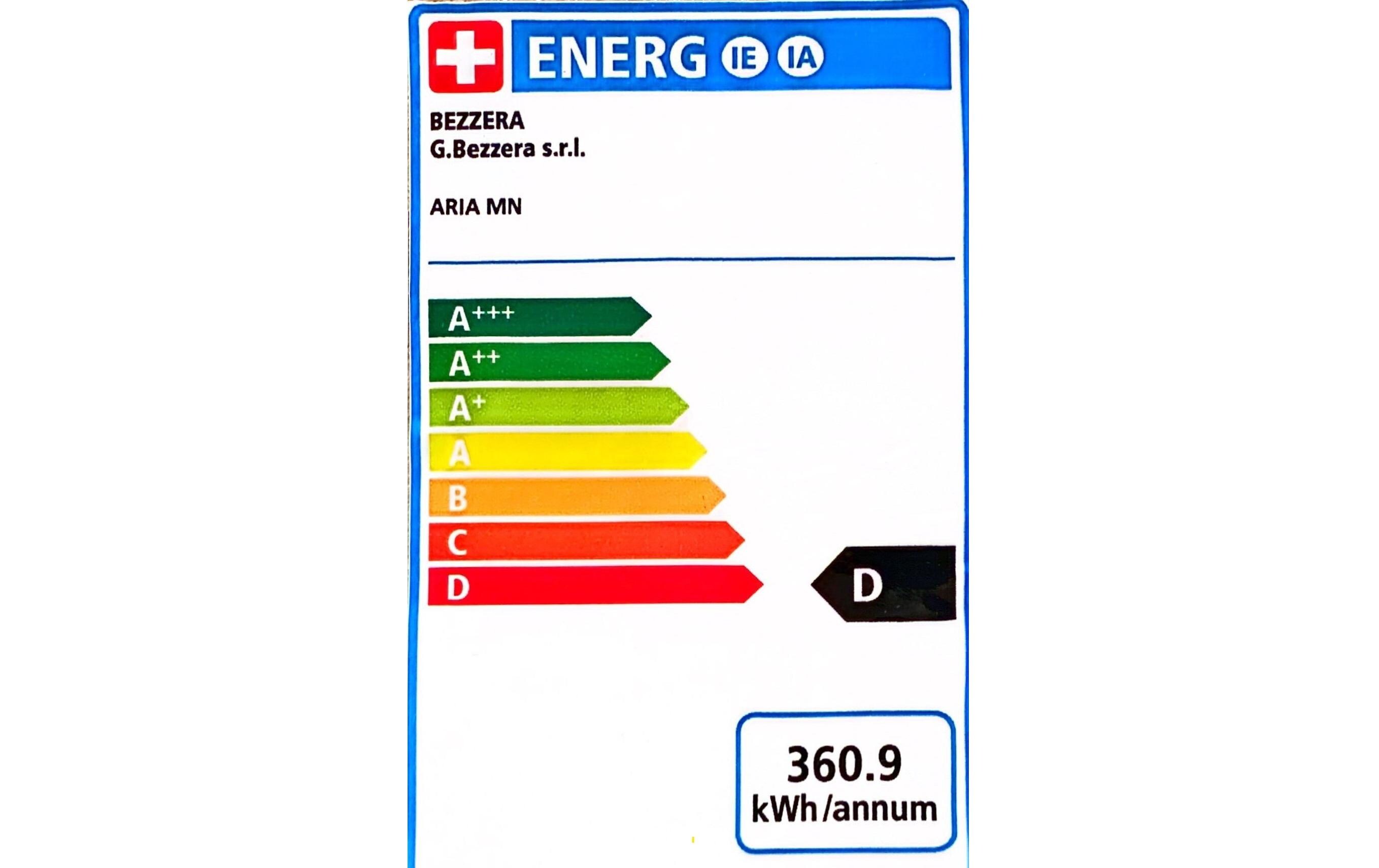 Bezzera Siebträgermaschine Aria Top Pid Silber