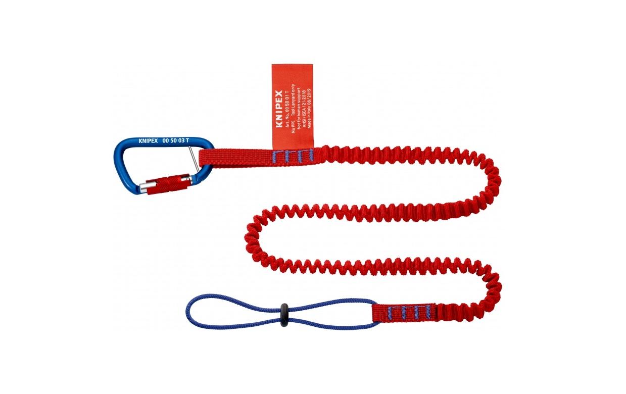 Knipex Werkzeug-Fangleine mit Karabiner