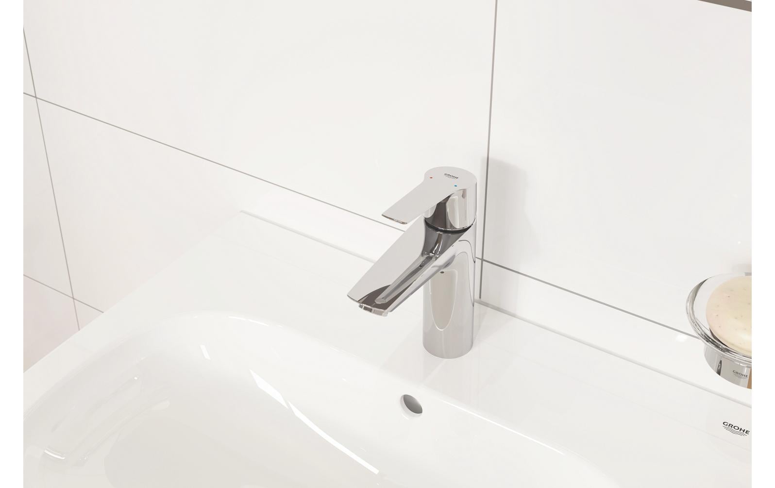 GROHE Lavaboarmatur QuickFix Start M-Size chrom