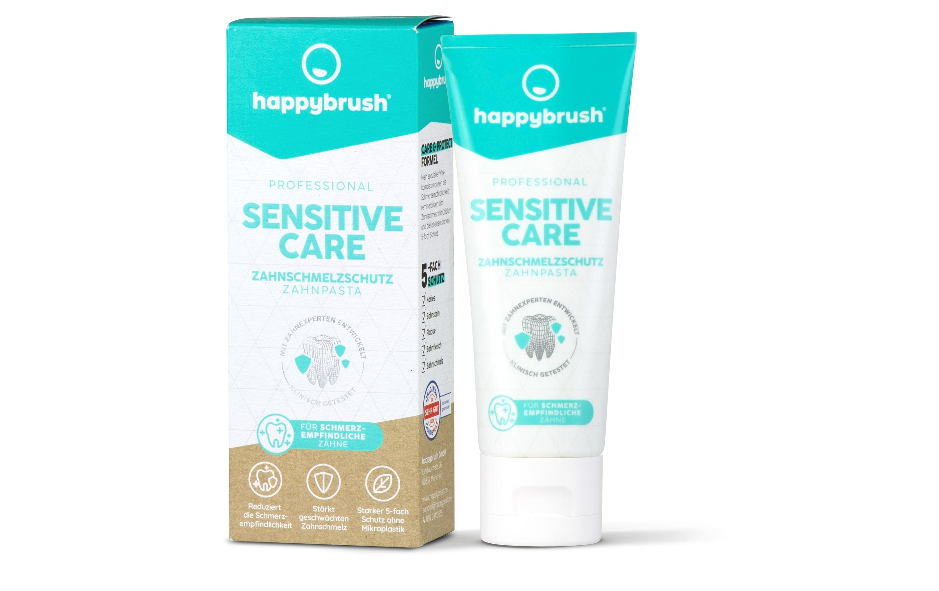 happybrush Zahnpasta SensitiveCare 75 ml