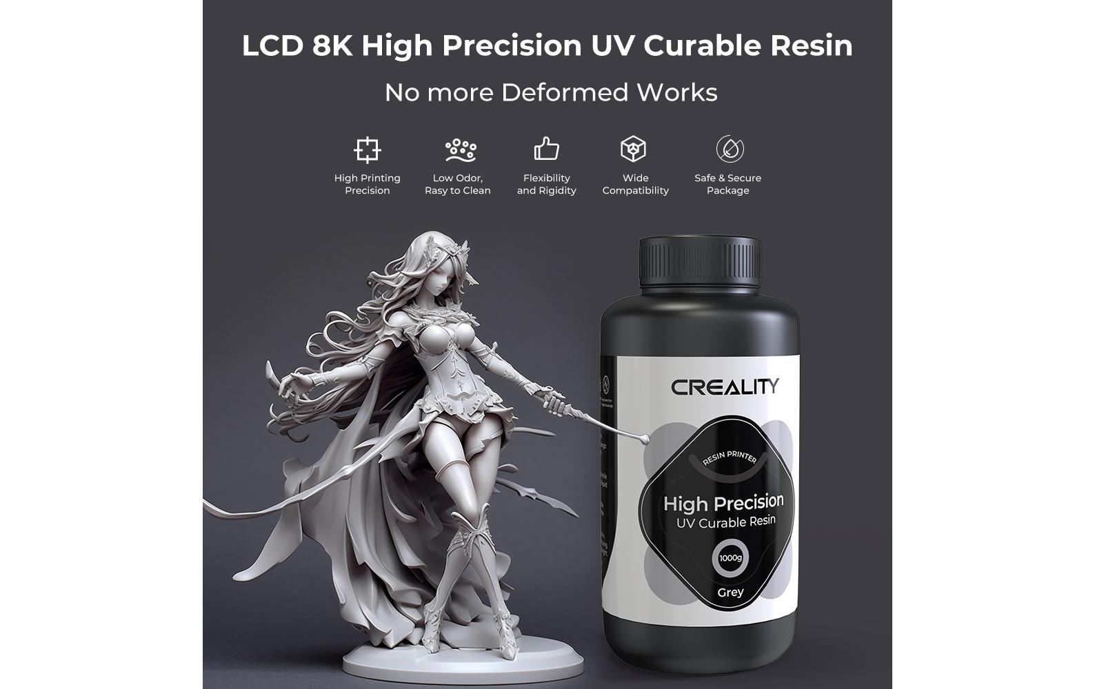 Creality Resin LCD 8K, 1000g, Blau