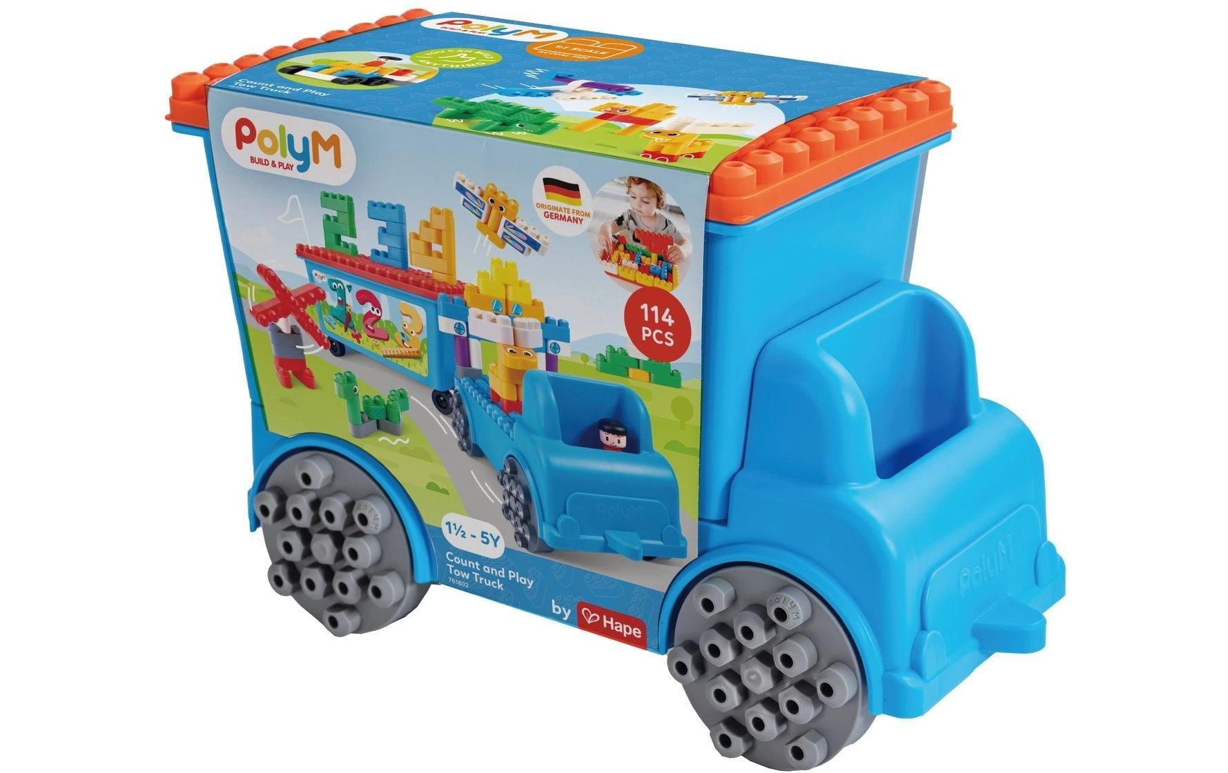 Hape Poly-M Abschleppwagen 1, 2, 3