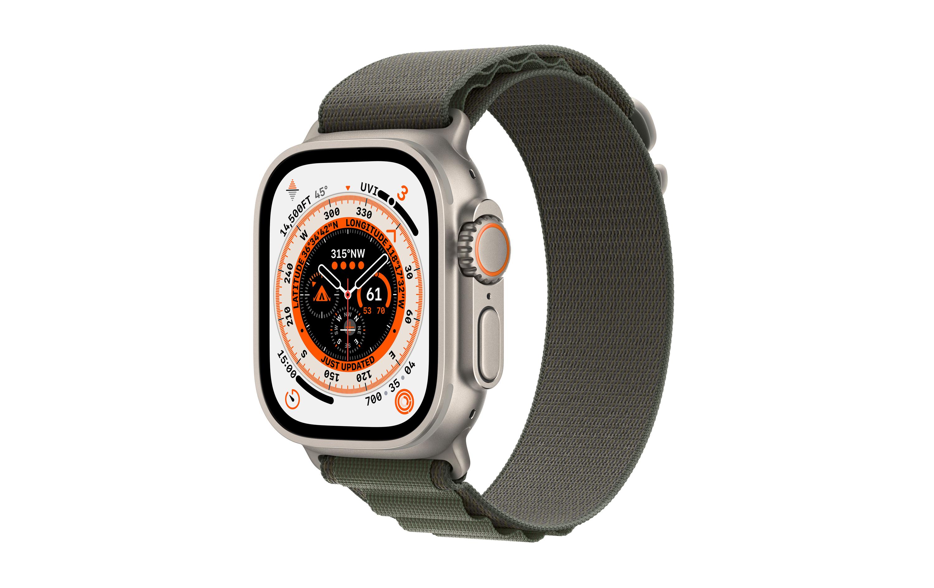 Apple Watch Ultra Alpine Loop Green– Medium