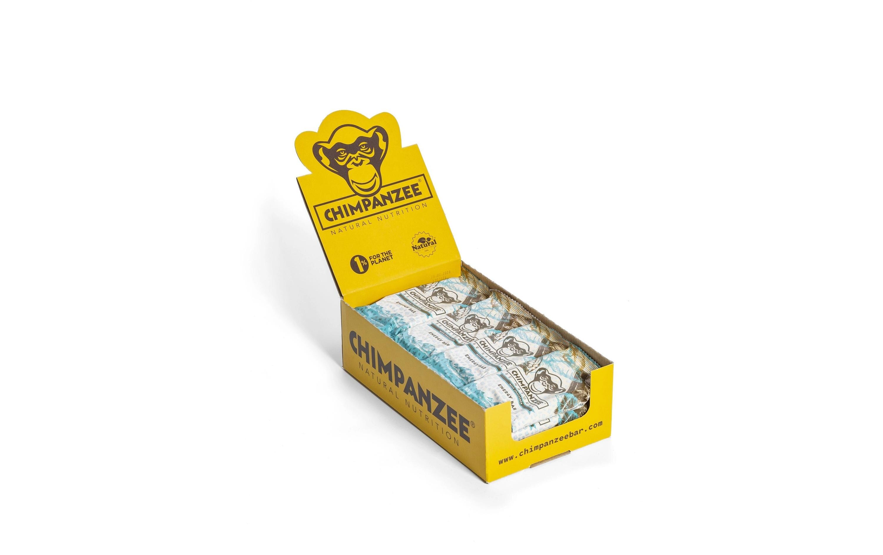 Chimpanzee Energy Bar, Box Minze/Schokolade, 20 x 55 g