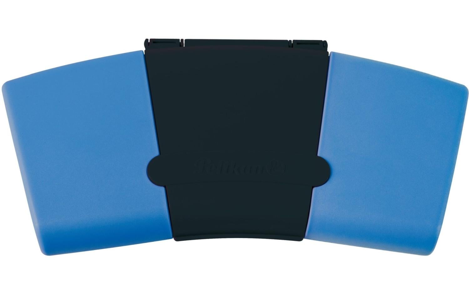 Pelikan Leuchtfarbe Deckfarbkasten 24 Farben, Schwarz und Blau