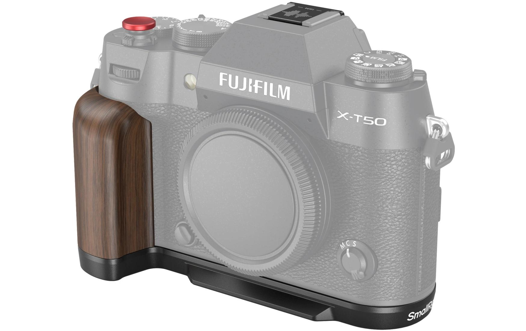 Smallrig L-Winkel Holzgriff für FUJIFILM X-T50 - Schwarz