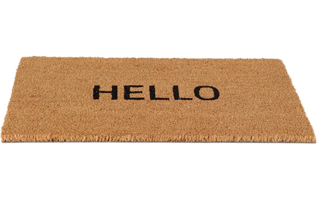 Esschert Design Fussmatte «Hello» 40 cm x 60 cm