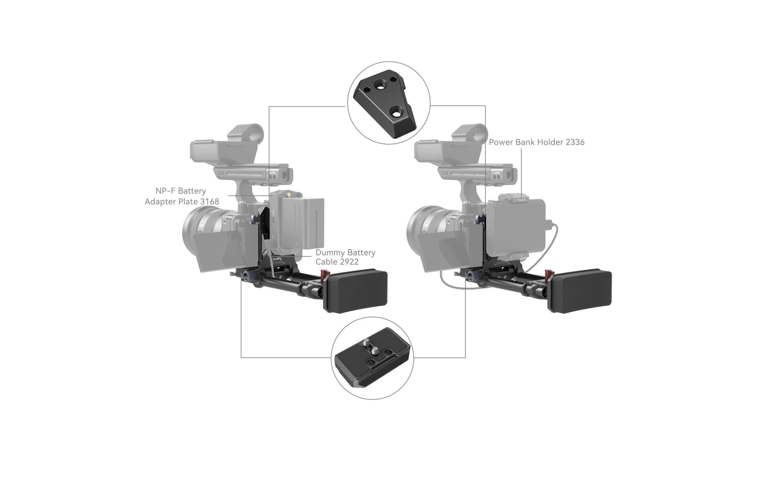 Smallrig V-Mount-Akkuplatte Advanced Mounting System