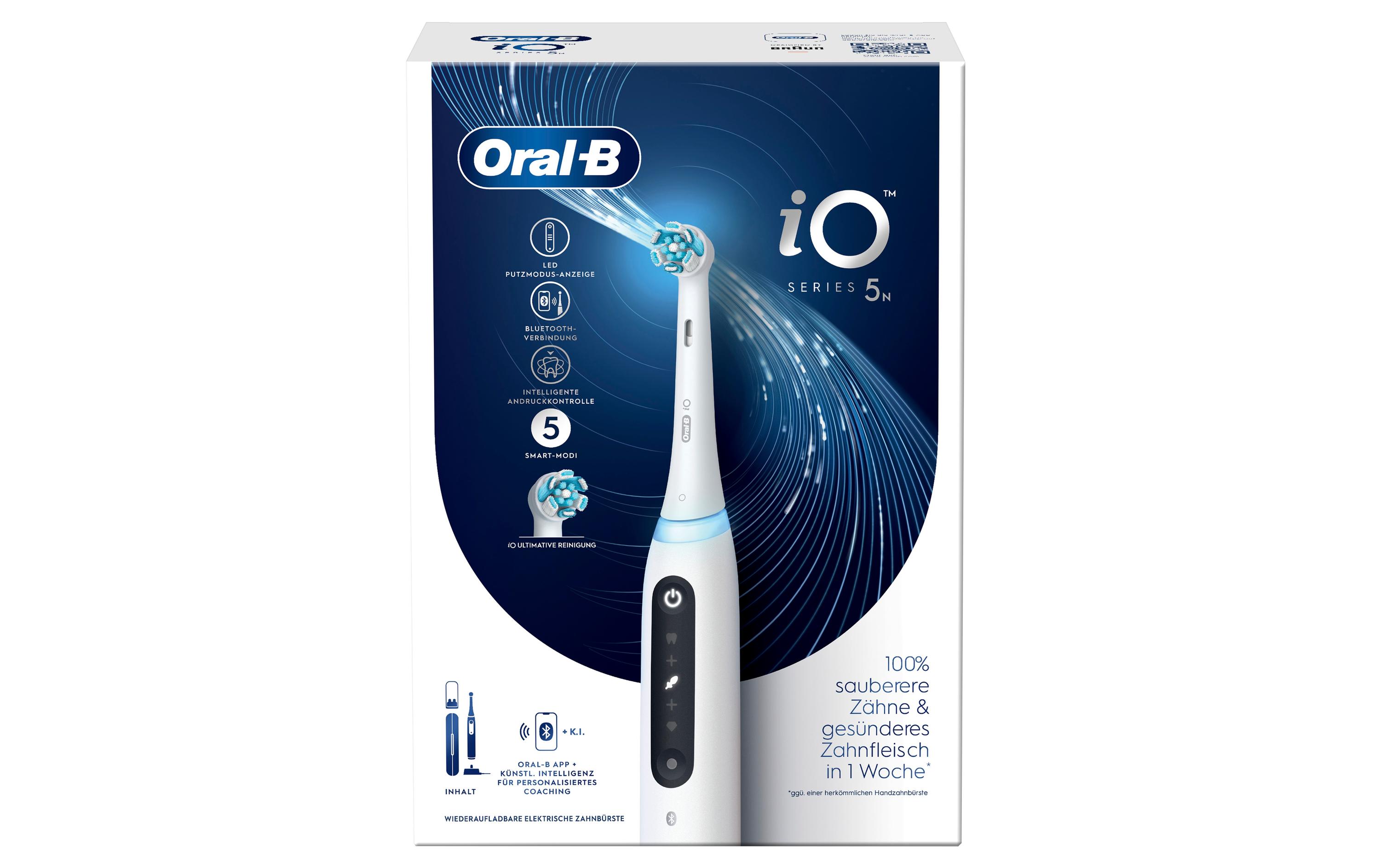 Oral-B Rotationszahnbürste iO Series 5 Quite White