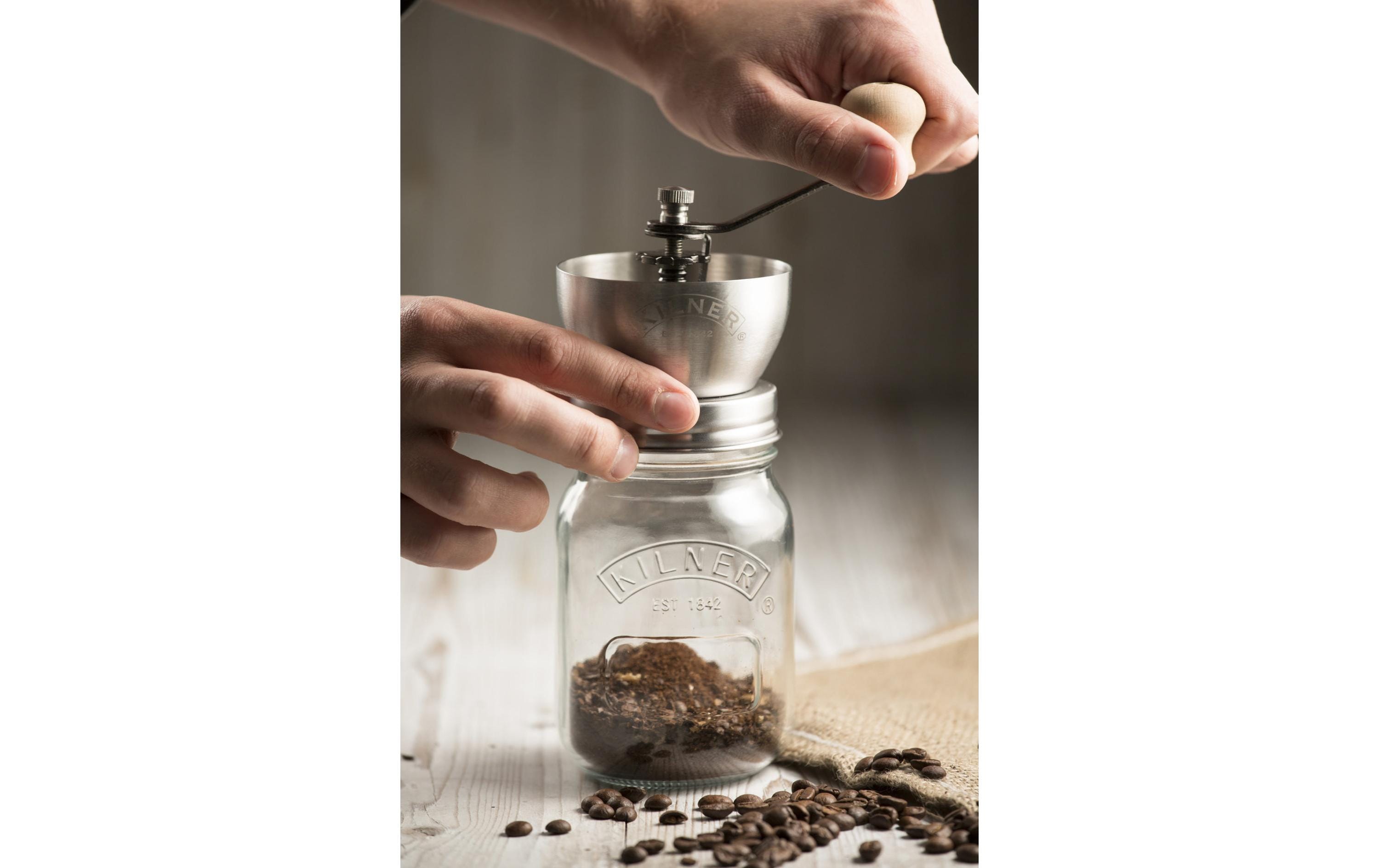 Kilner Kaffeemühle Silber