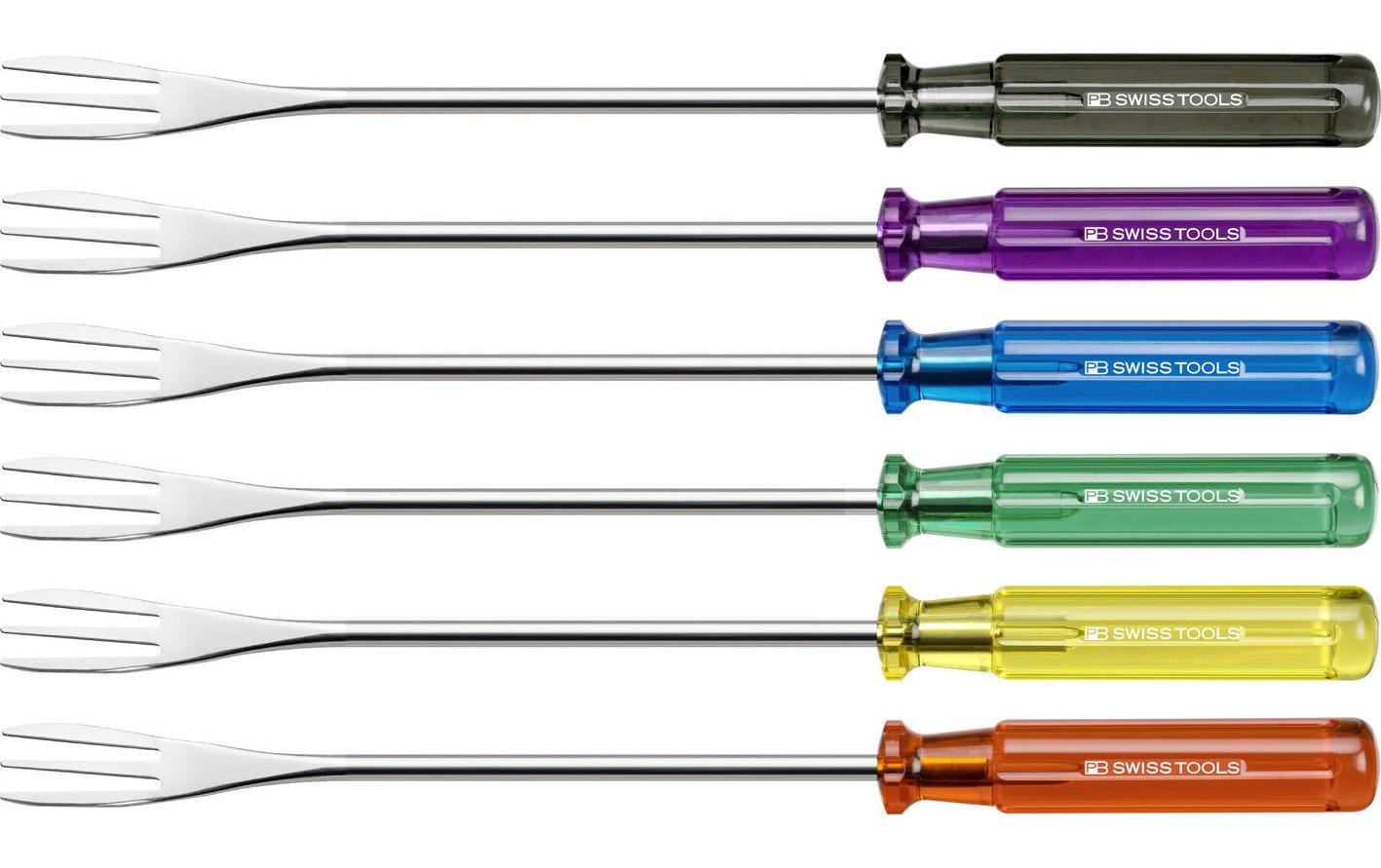 PB Swiss Tools Käsefonduegabel 6 Personen