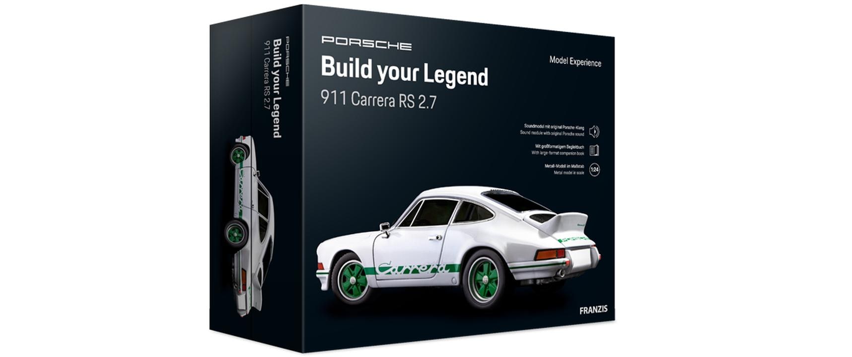 Franzis Bausatz Porsche 911 Carrera RS Build your Legend 1:24, DE/EN