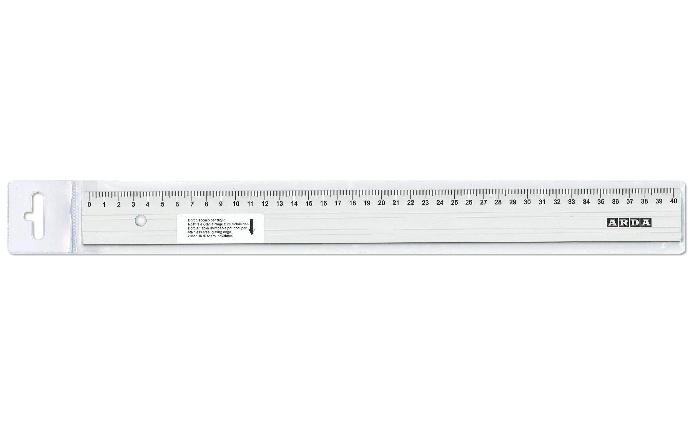 Arda Lineal Alu Profil 40 cm, mit Schneidekante