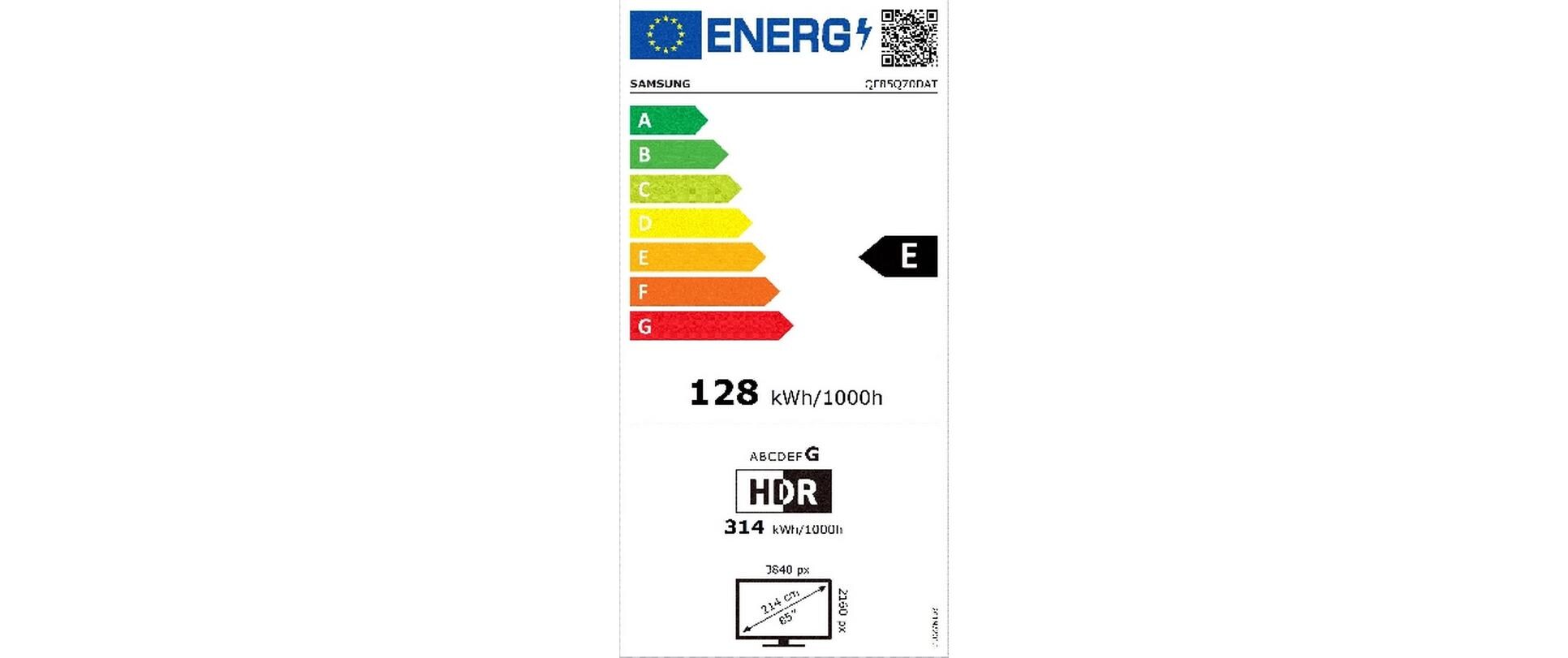 Samsung TV QE85Q70D ATXXN 85, 3840 x 2160 (Ultra HD 4K), QLED