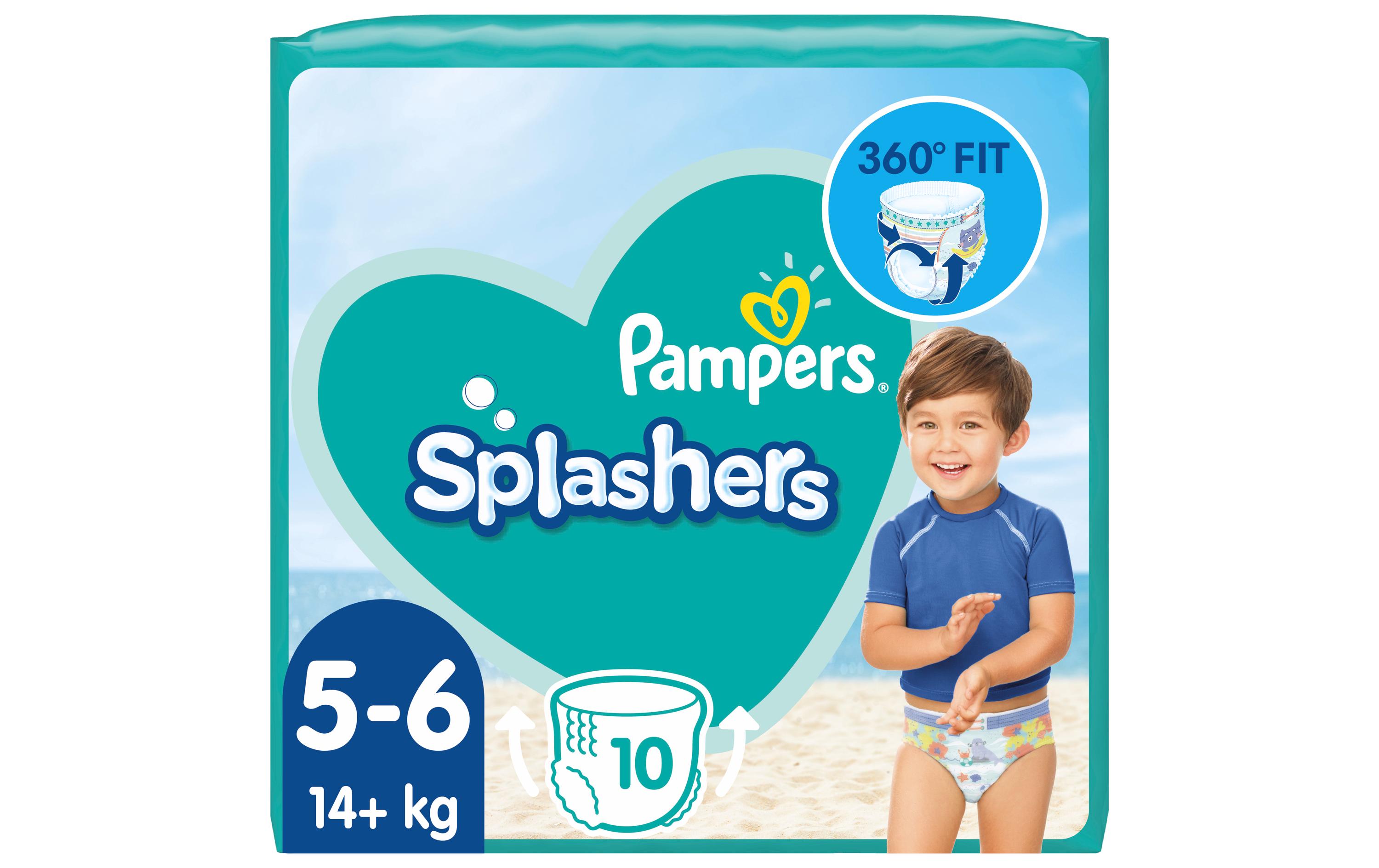 Pampers Windeln Splashers Tragepack Grösse 5-6