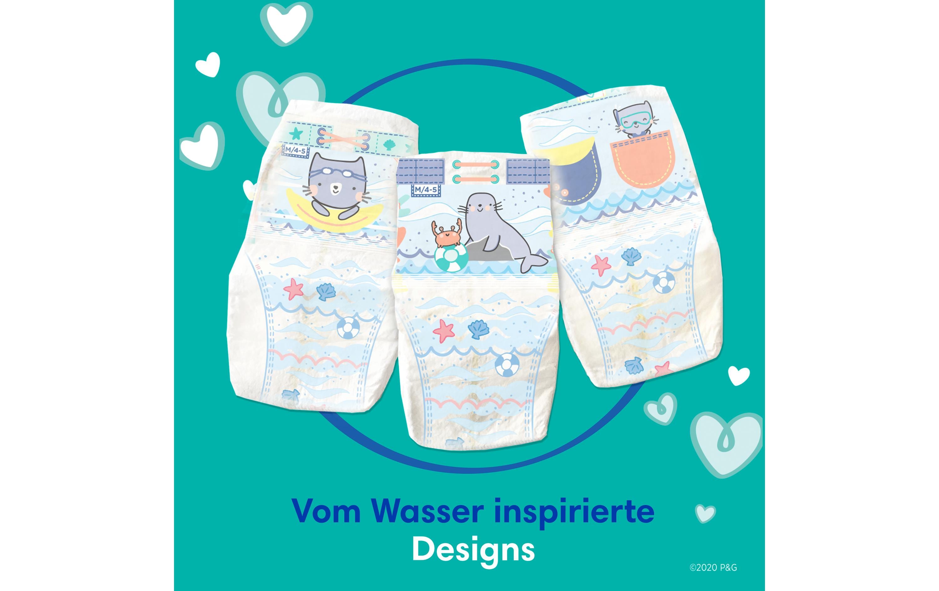 Pampers Windeln Splashers Tragepack Grösse 4-5