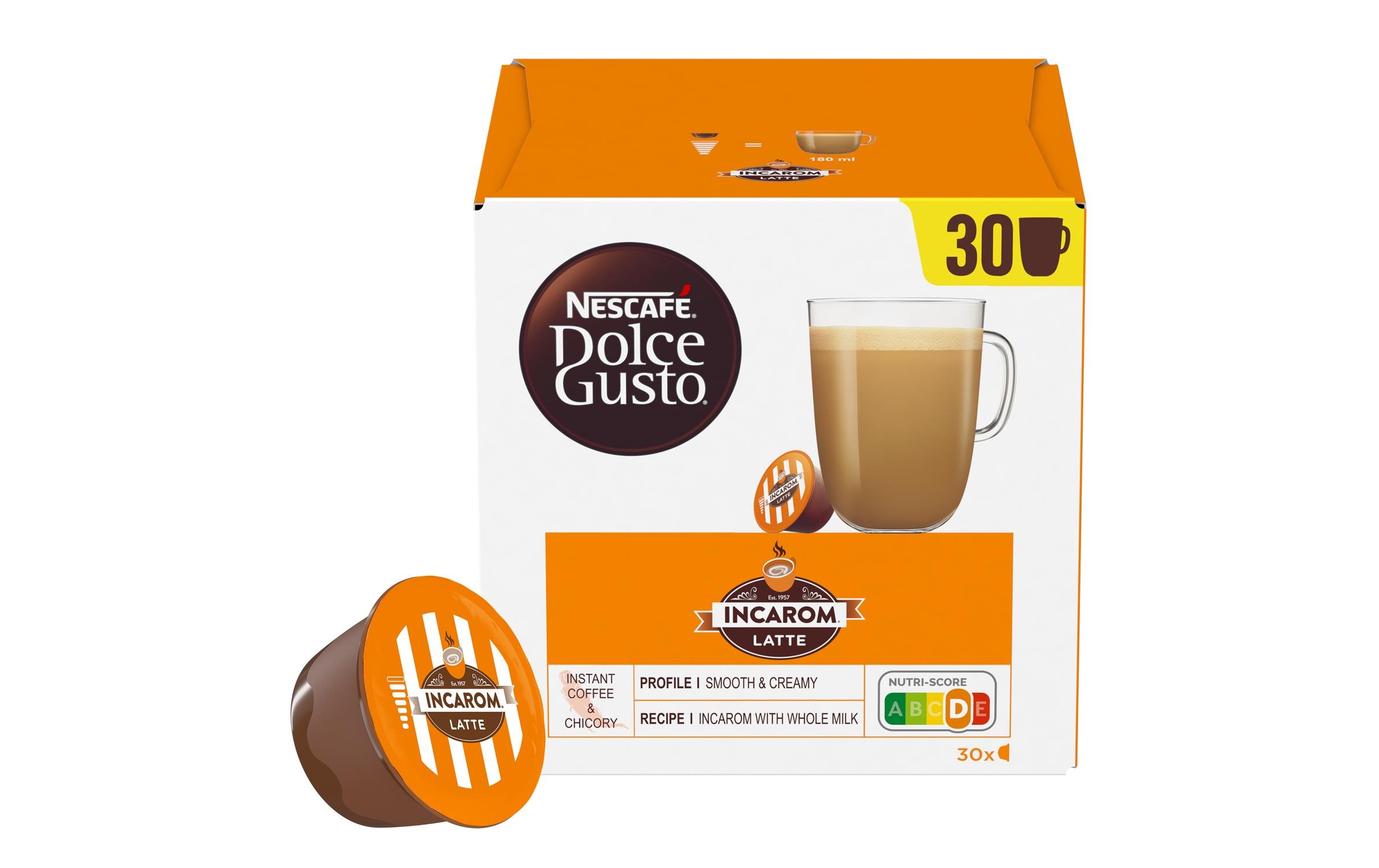 Nescafé Kaffeekapseln Dolce Gusto Incarom Latte 30 Stück