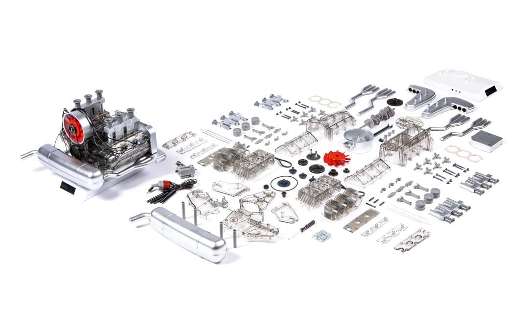 Franzis Bausatz Porsche 911 Boxermotor 1:4