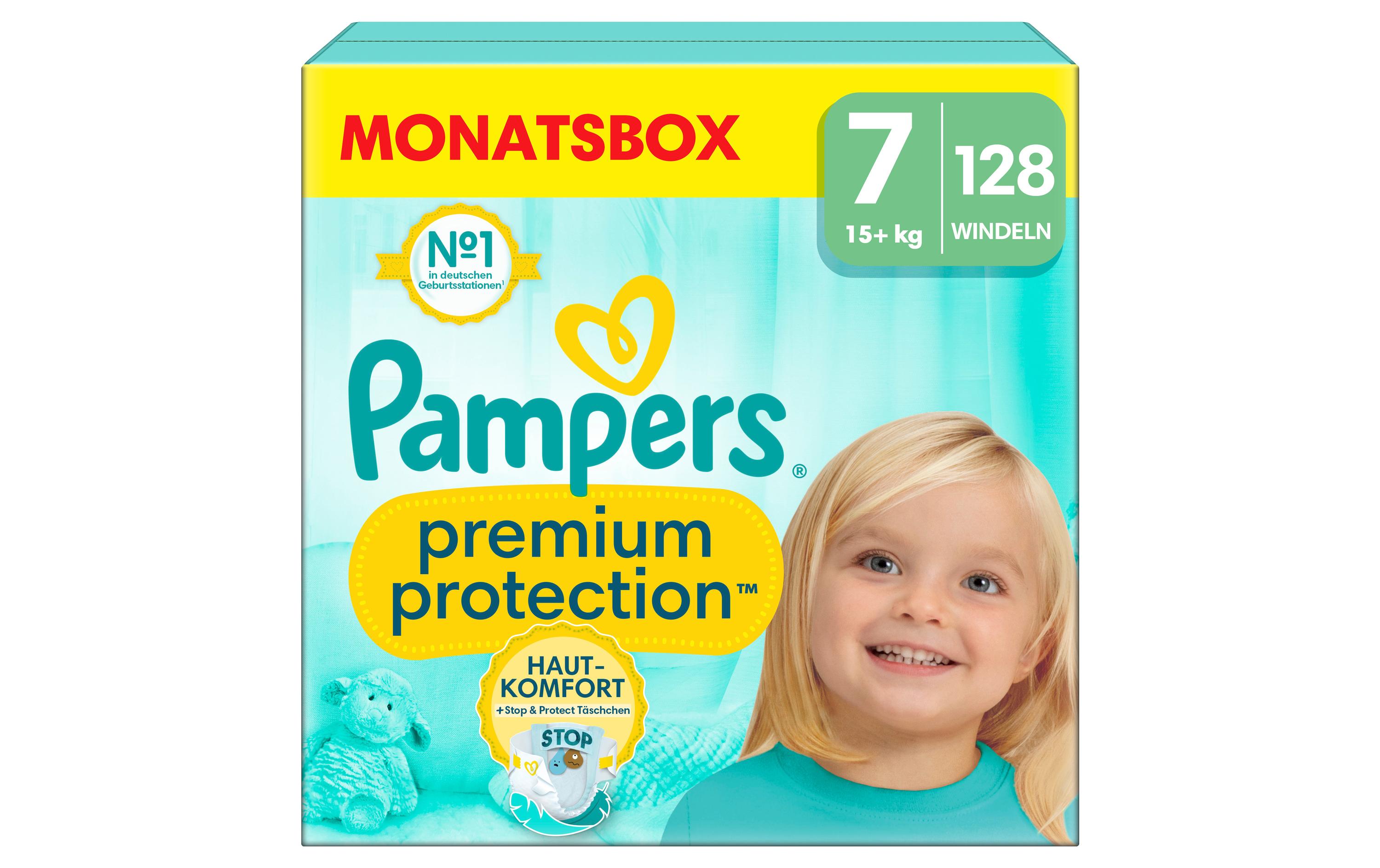 Pampers Windeln Premium Protection Grösse 7