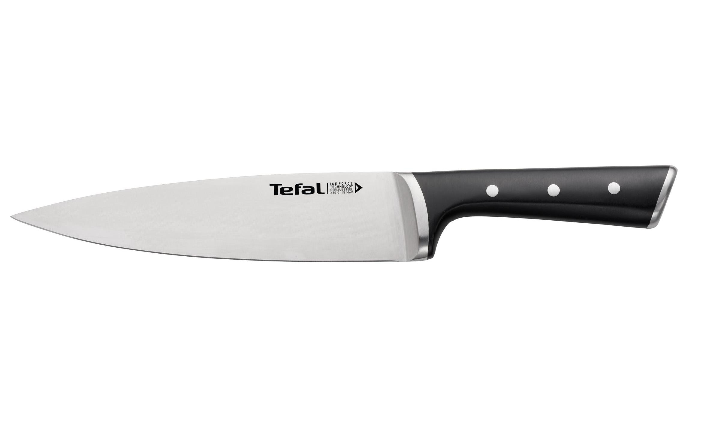 Tefal Messerblock-Set mit Messer Ingenio Ice Force Schwarz