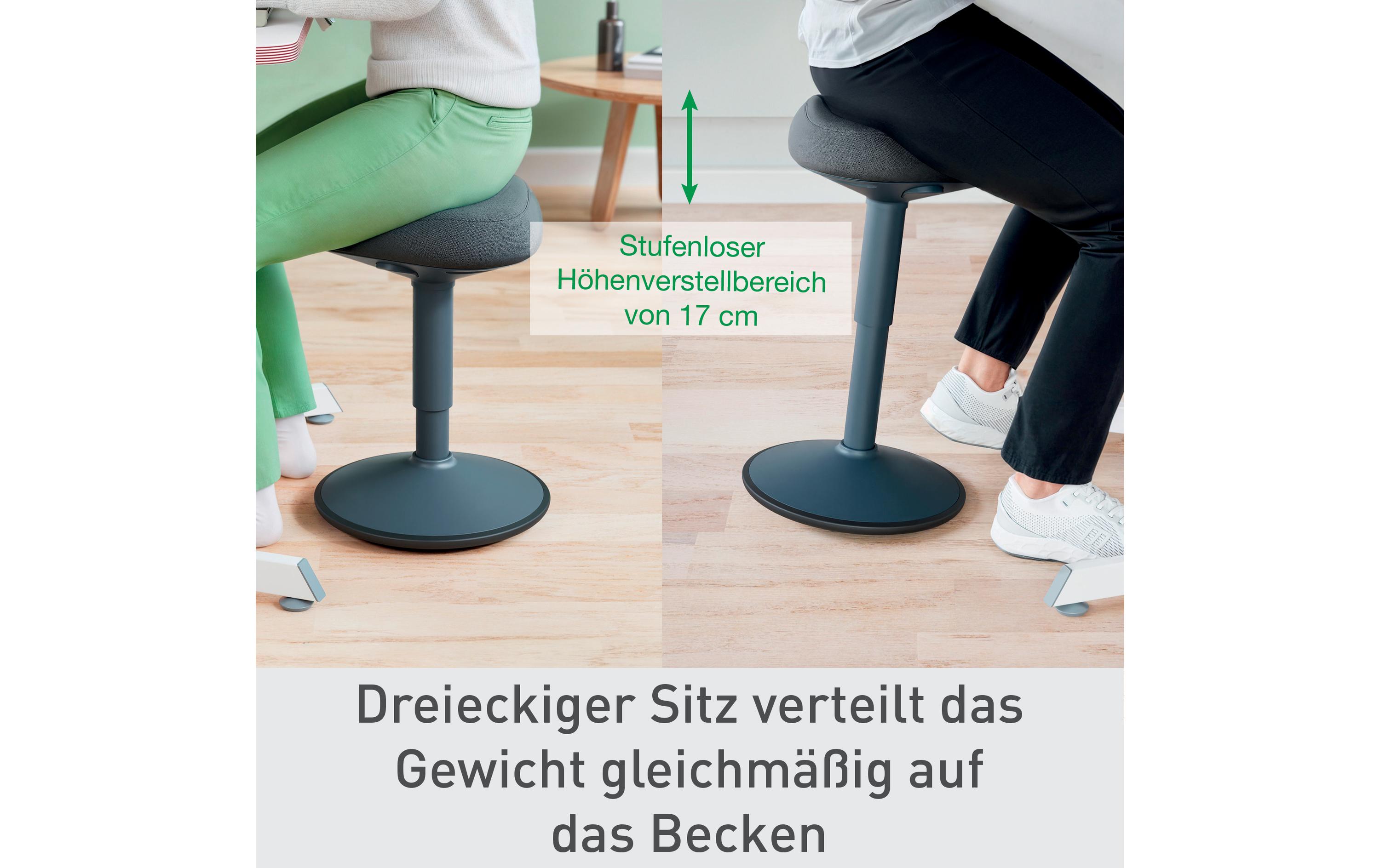 Leitz Ergo Active Sitzhocker Dunkelgrau