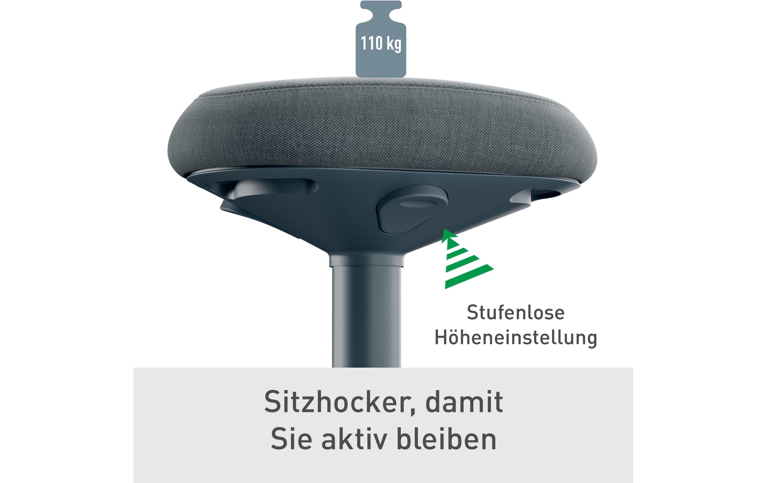 Leitz Ergo Active Sitzhocker Dunkelgrau