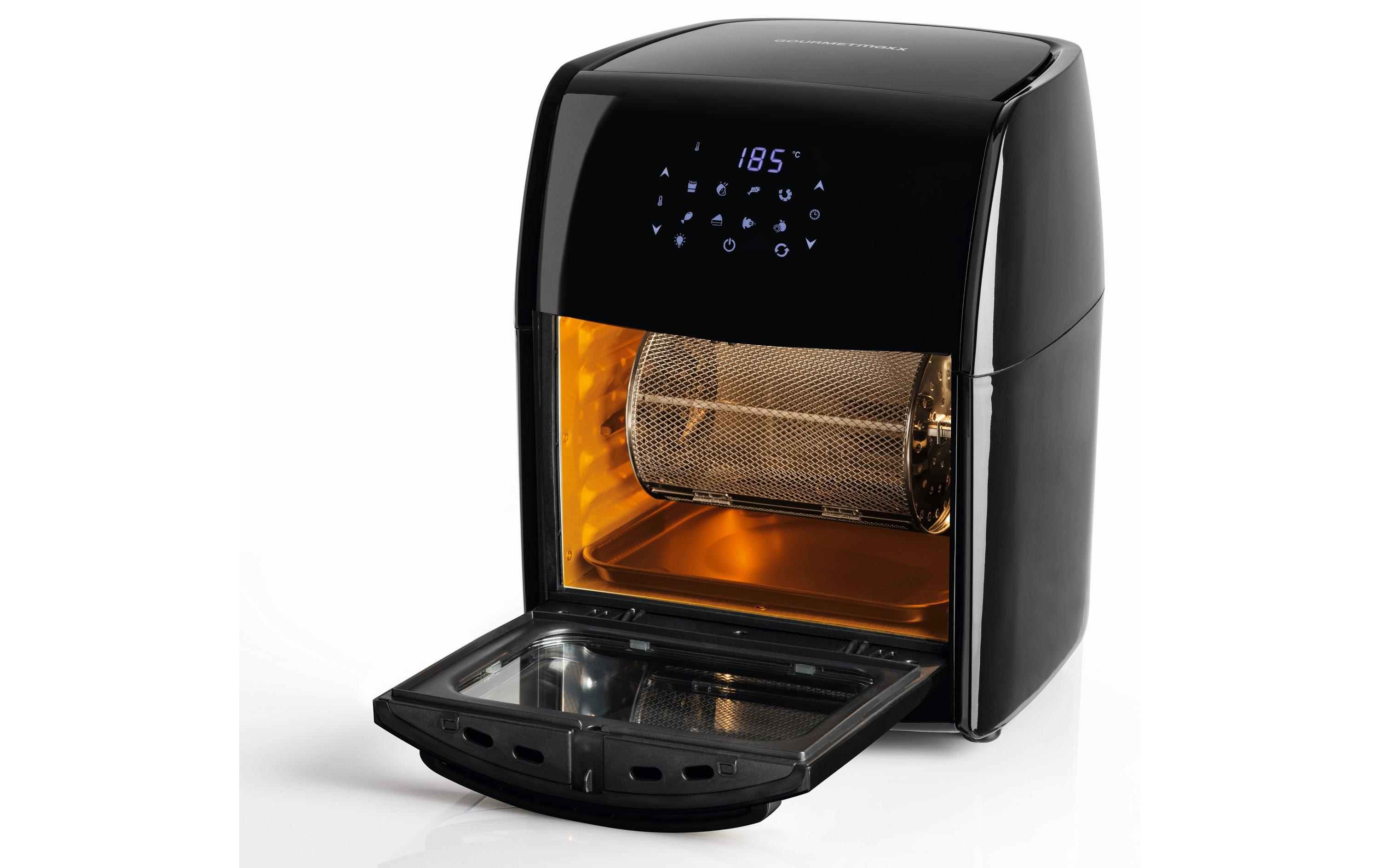 GOURMETmaxx Heissluft-Fritteuse Digital 9in1 Schwarz