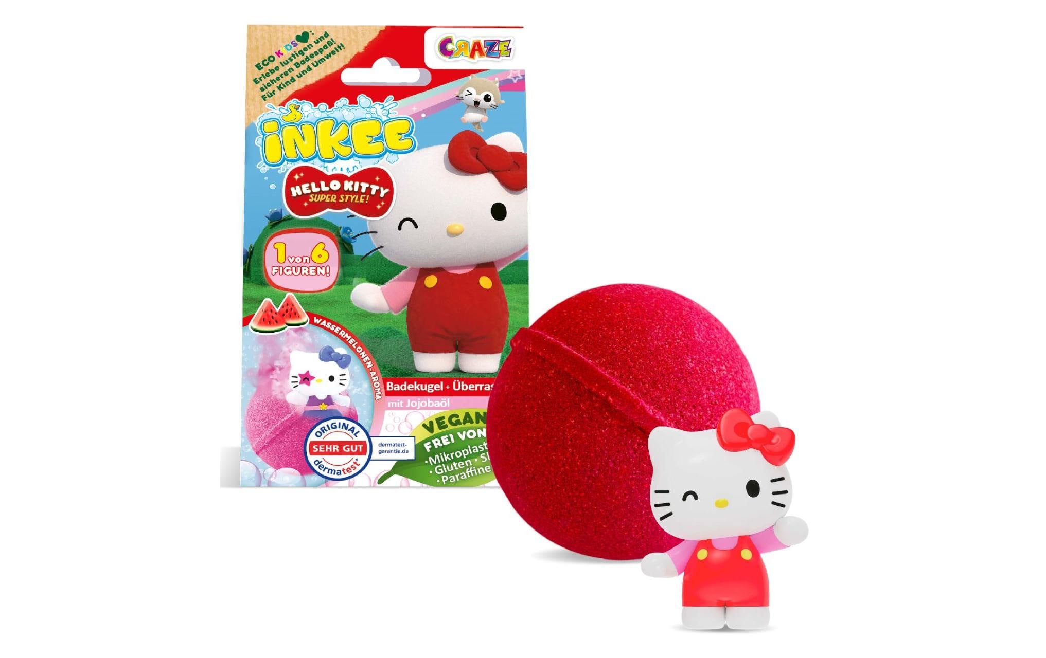 Craze Inkee Überraschungsbadekugel Hello Kitty 1 Stück, assortiert