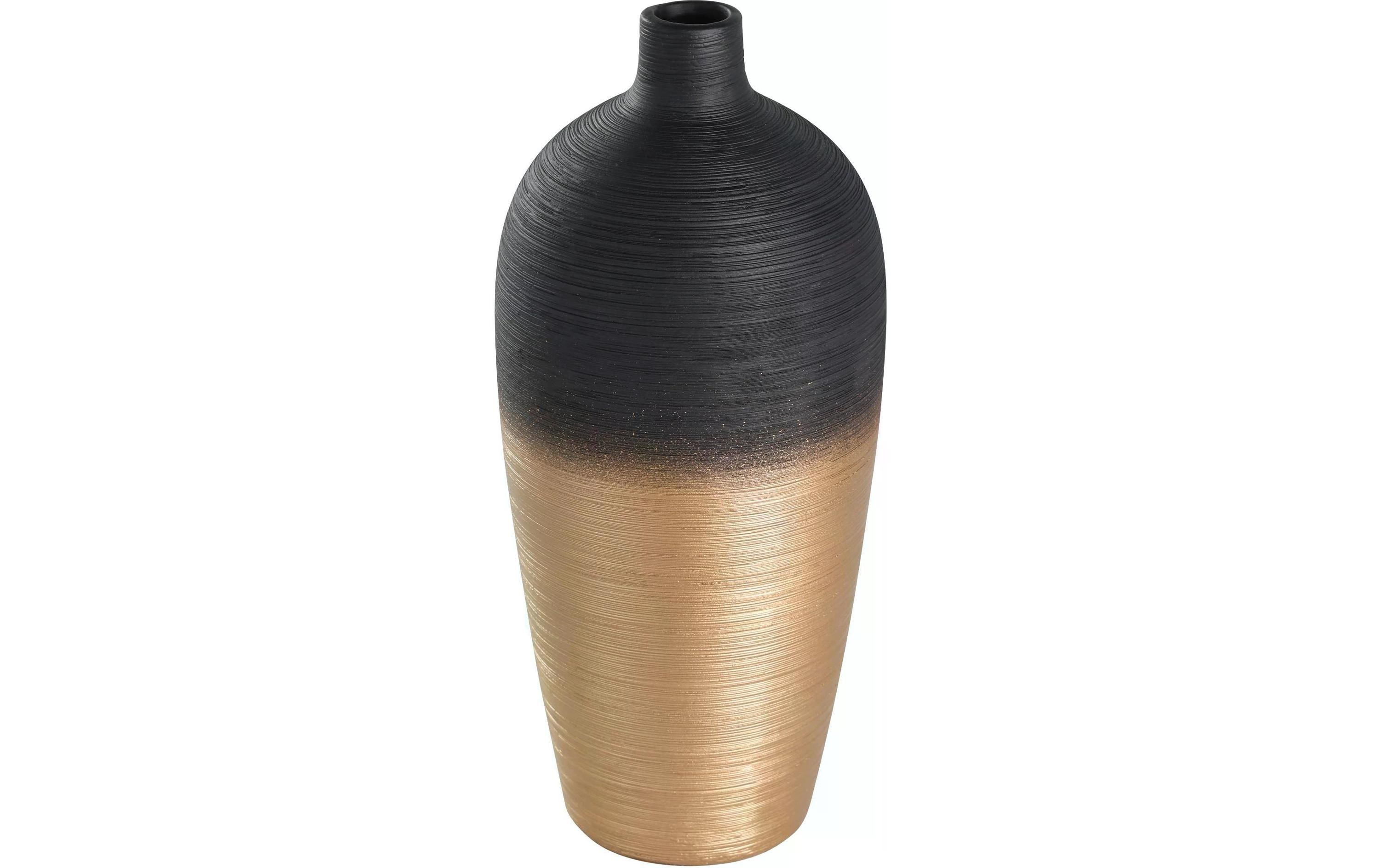 EGLO Vase Saryksu 28 cm, Gold/Schwarz