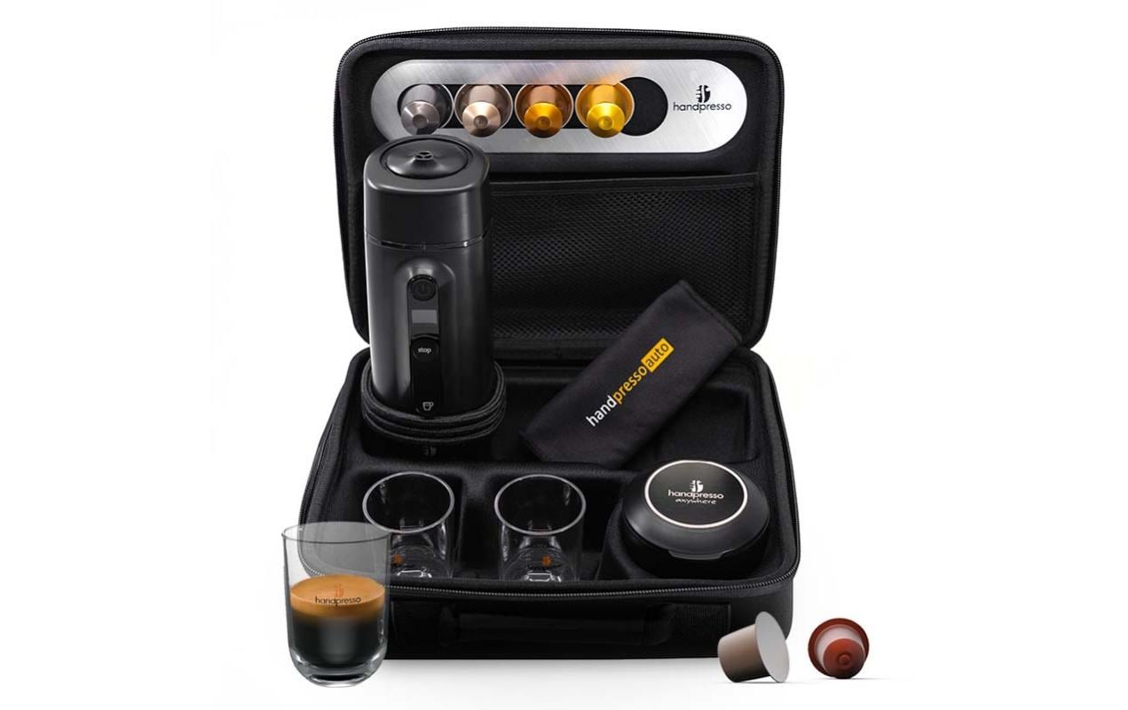 Handpresso Reisekaffeemaschine Auto Capsule Set Nespresso Kapseln