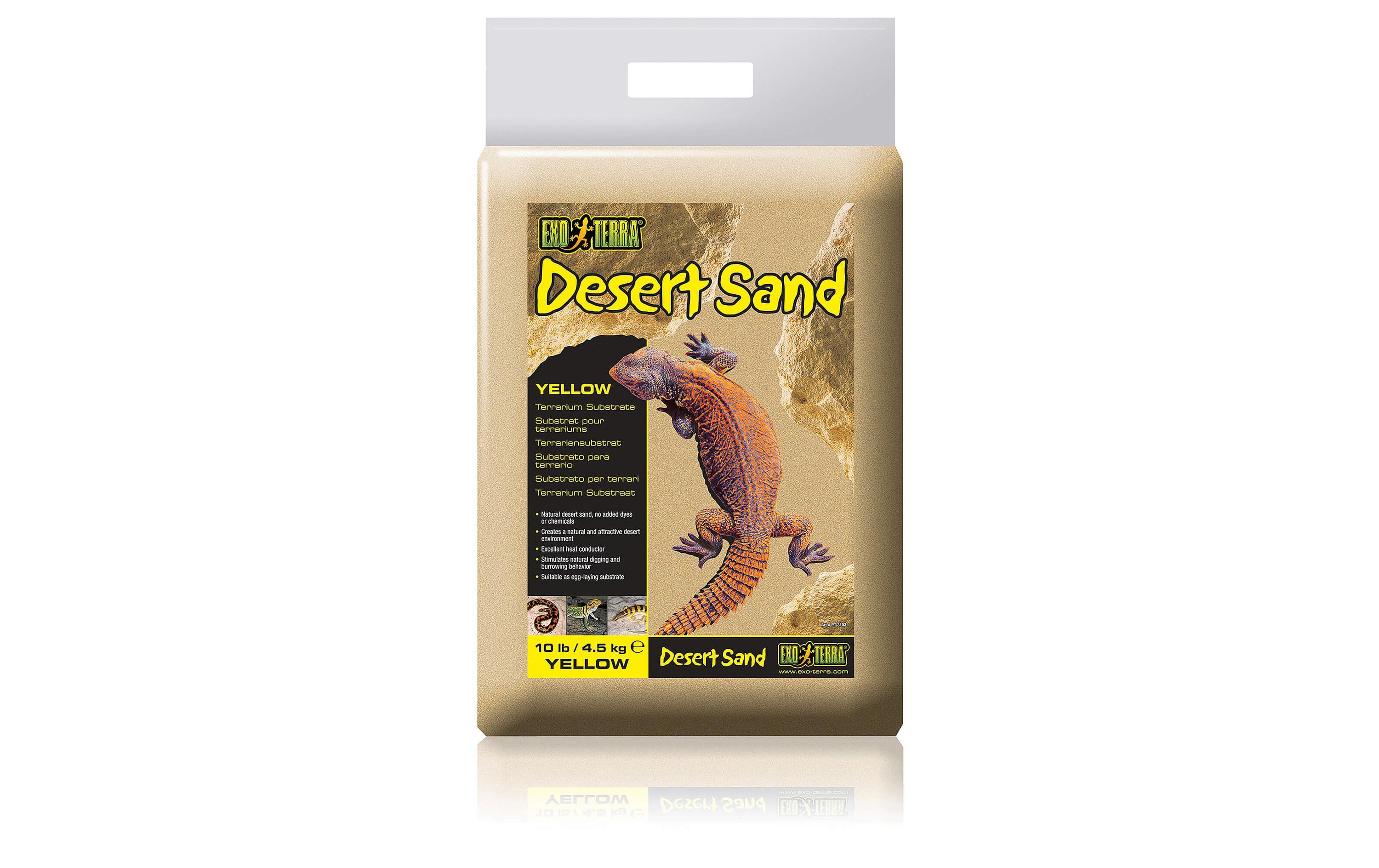 Exo Terra Bodensubstrat Desert Sand, Gelb, 4.5 kg