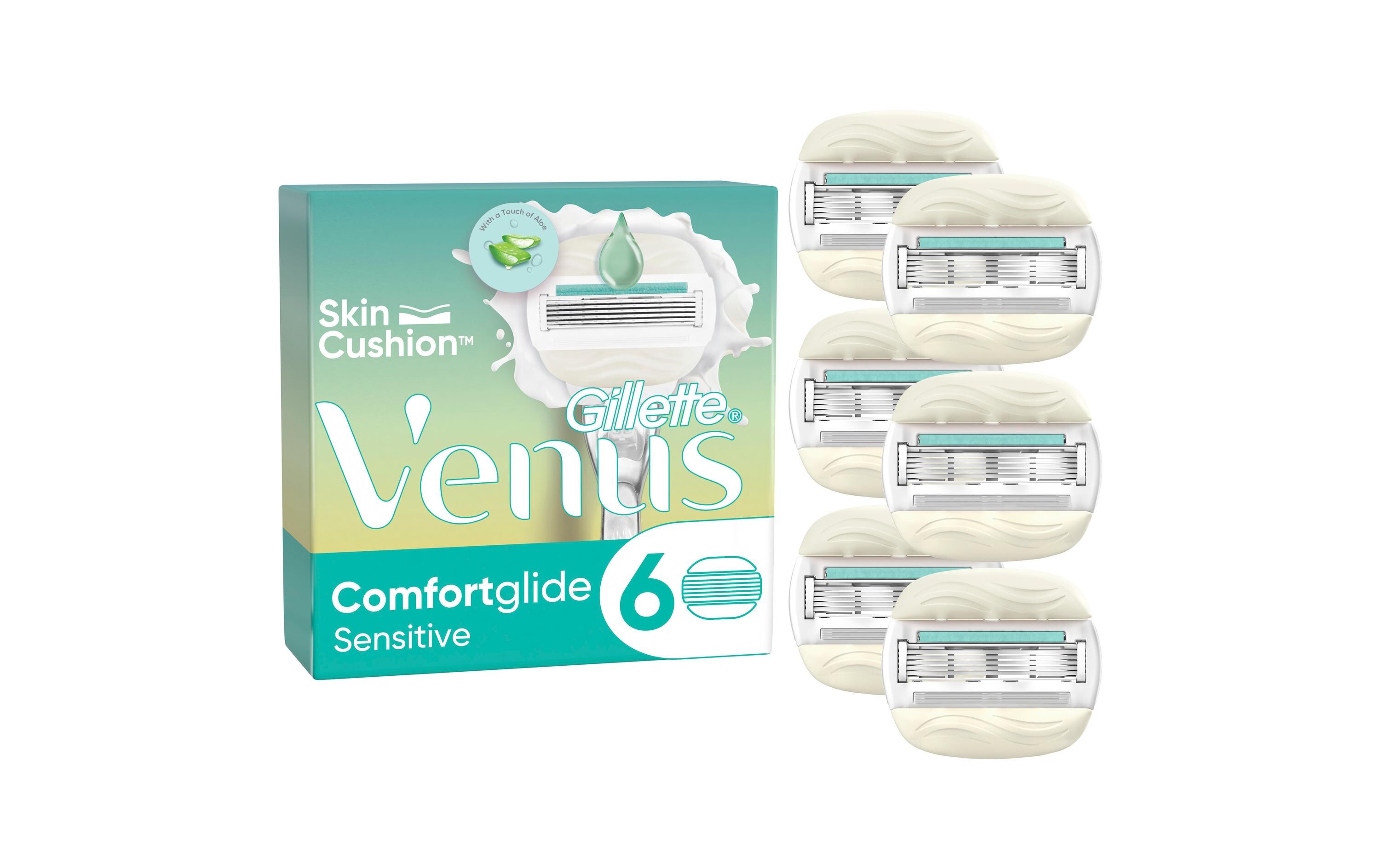 Gillette Venus Rasierklingen Comfortglide Sensitive 6er Pack