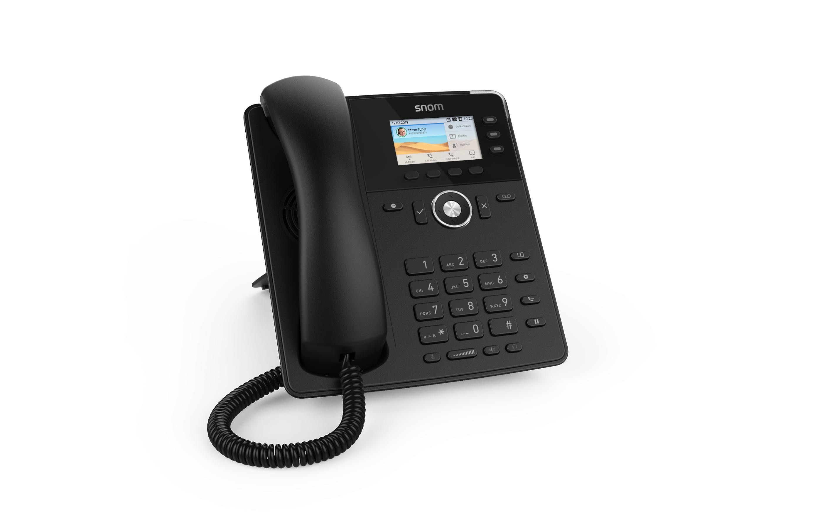 snom Tischtelefon D717 Schwarz