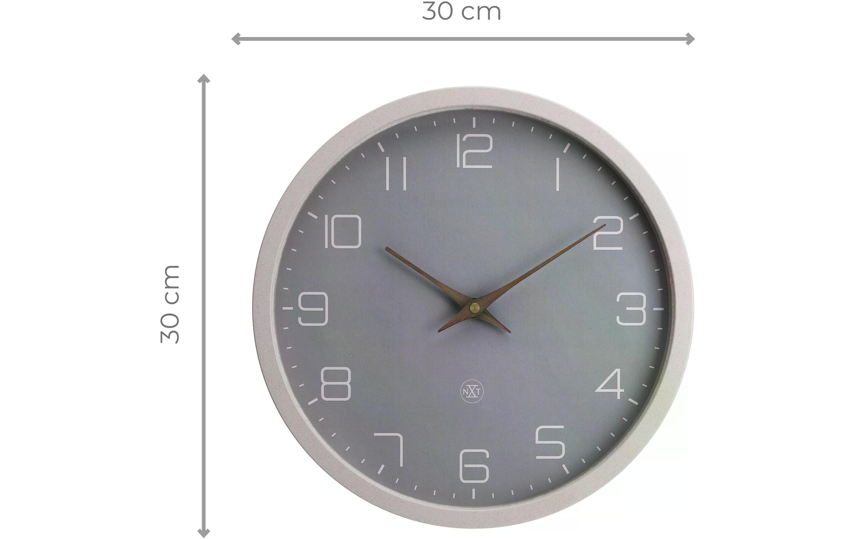 NeXtime Wanduhr Eco Ø 30 cm, Beige