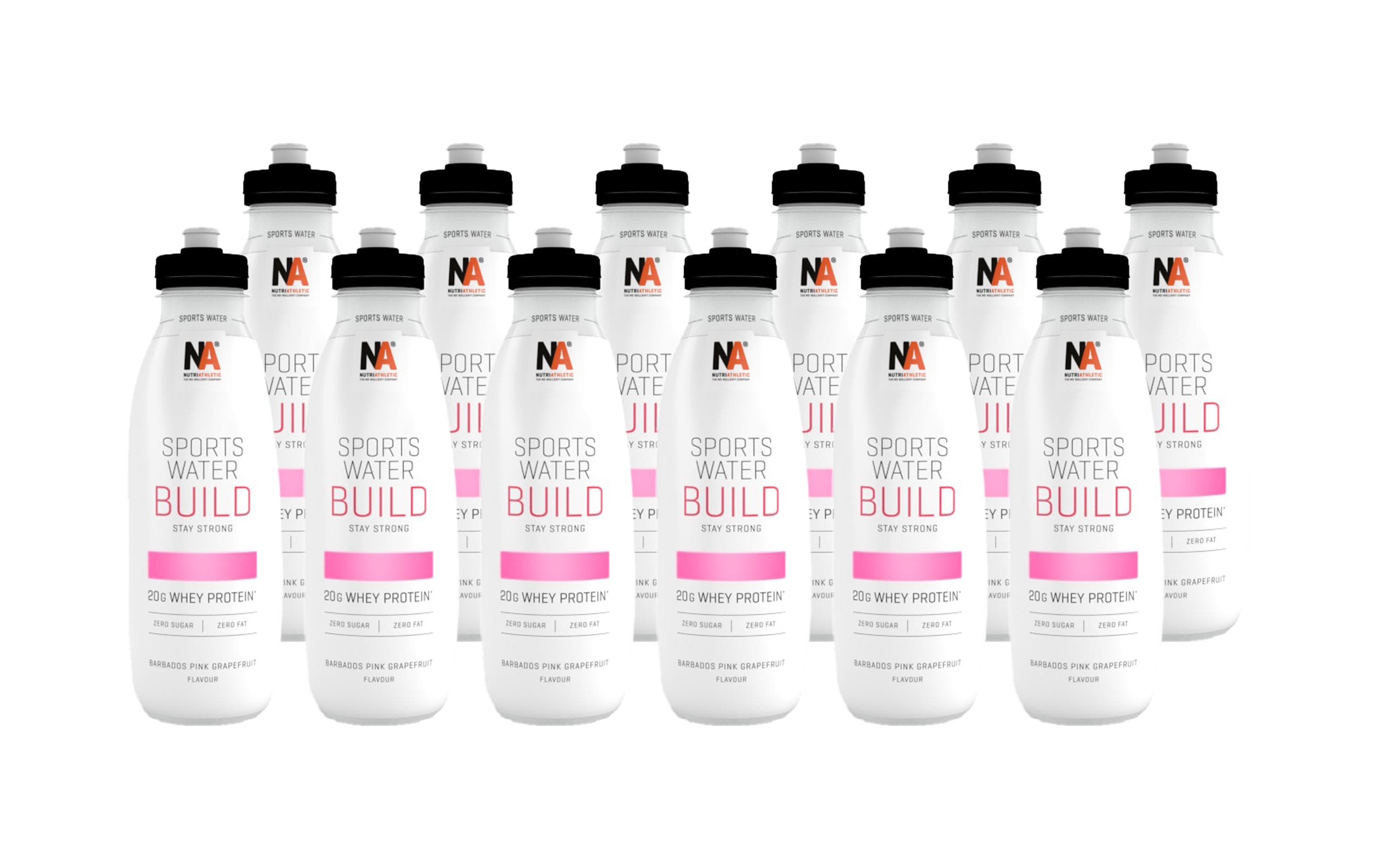 NUTRIATHLETIC Sportgetränk Sports Water Build 12 x 500 ml