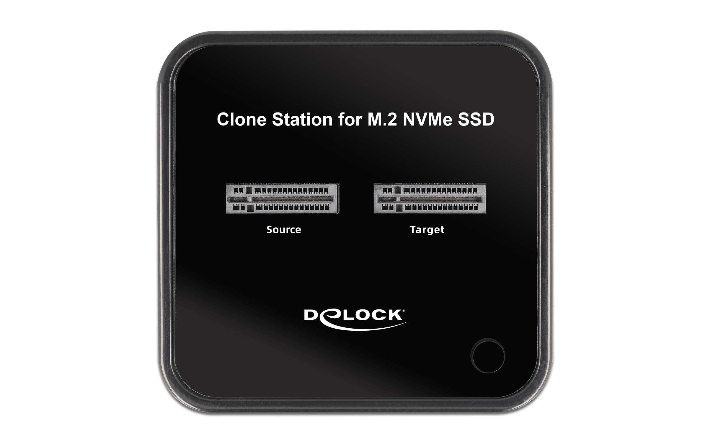 Delock Docking- und Klonstation für 2x M.2 NVMe