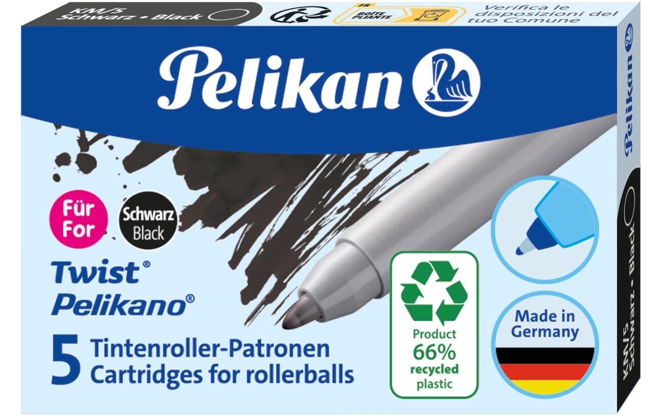 Pelikan Tintenpatrone Twist eco Blau, 5 Stück