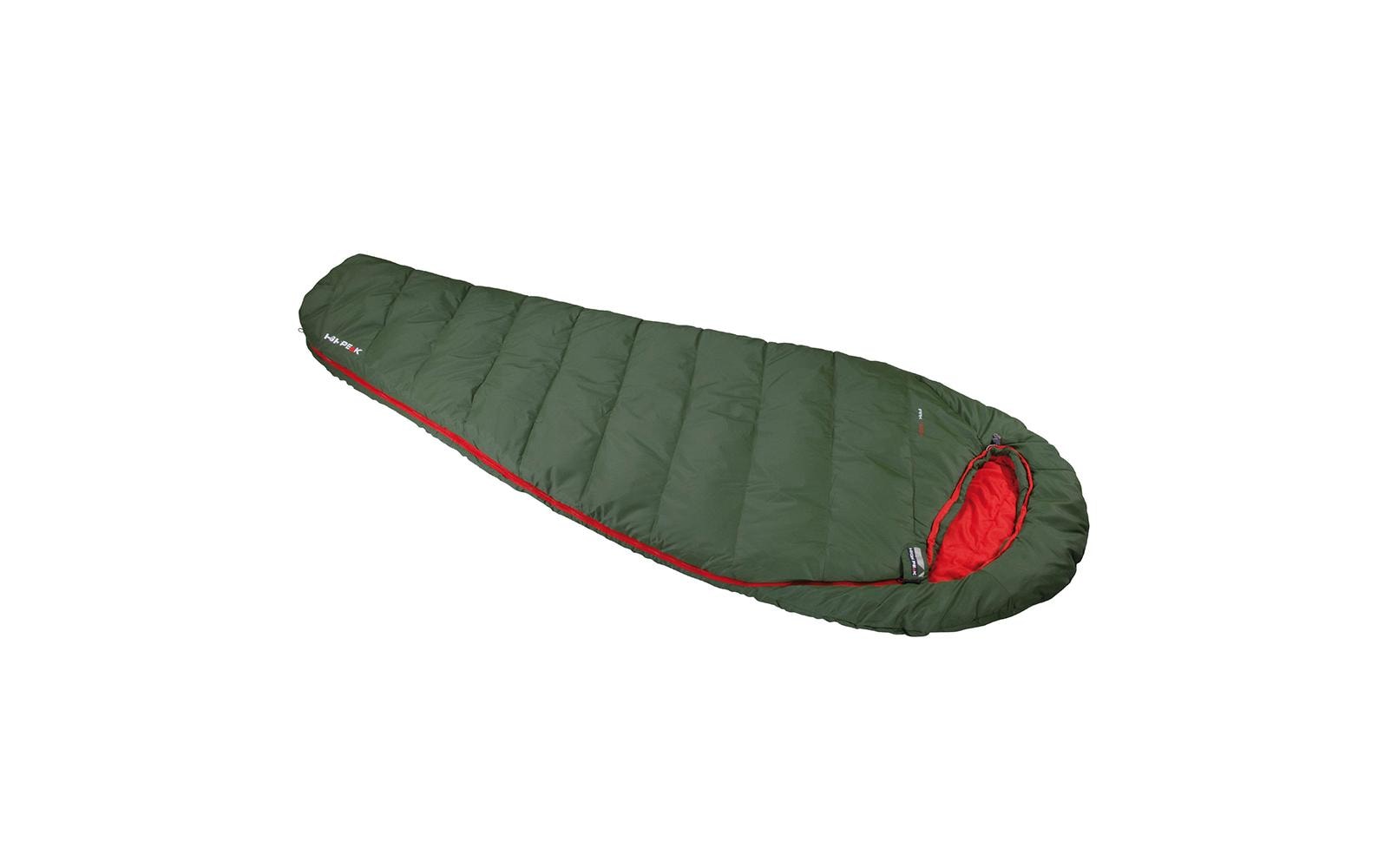 High Peak Schlafsack Pak 1000, Green-Red