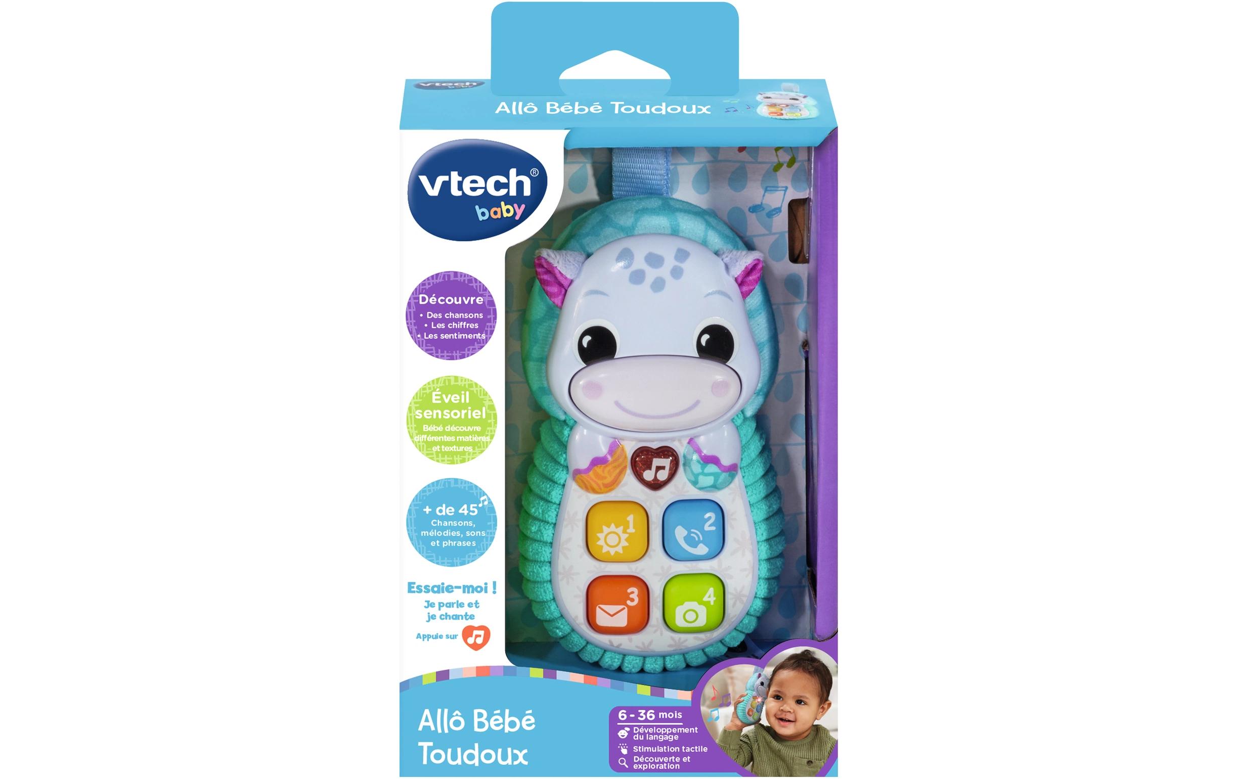 Vtech Beschäftigungsspielzeug Allô Bébé Toudoux bleu -FR-